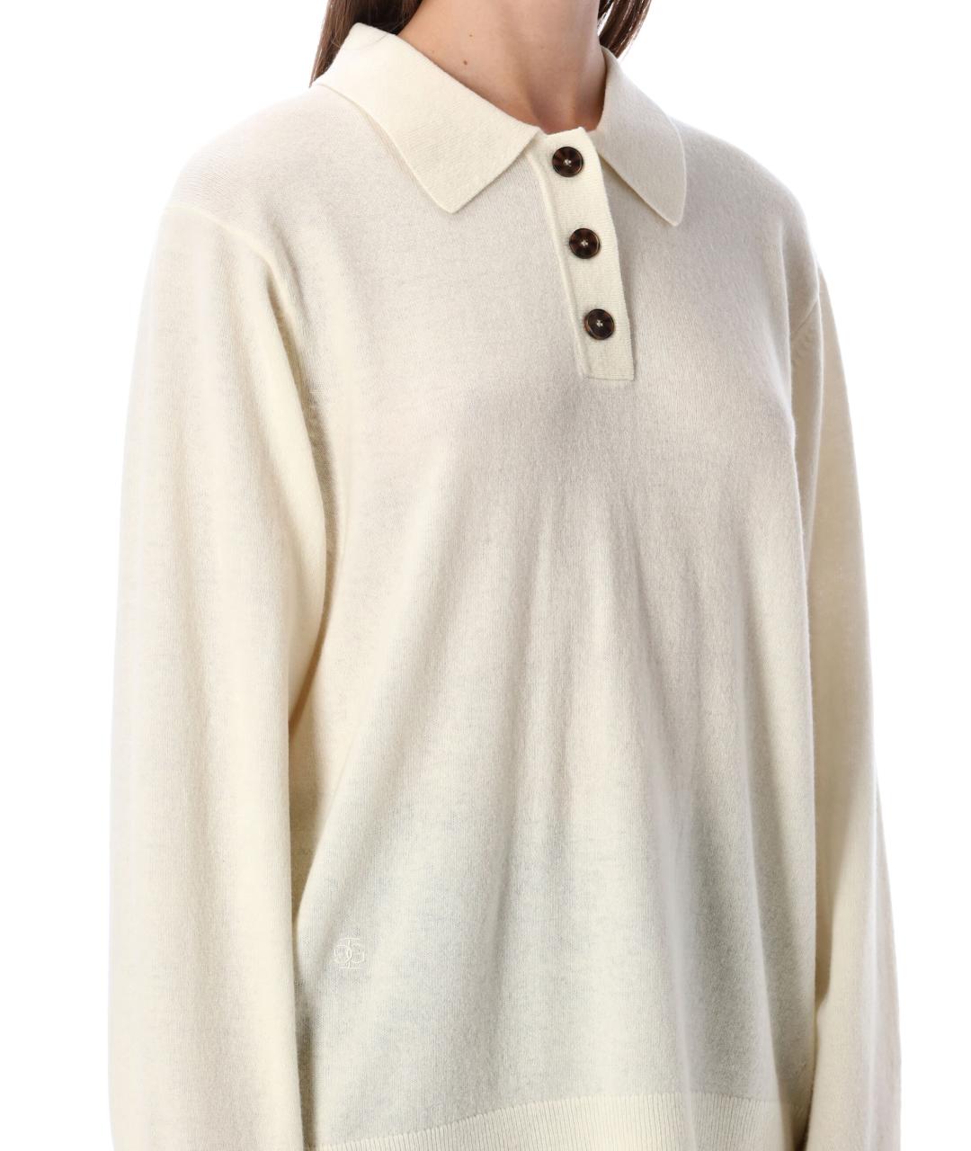THE GARMENT Белый шерстяной джемпер / свитер, фото 3