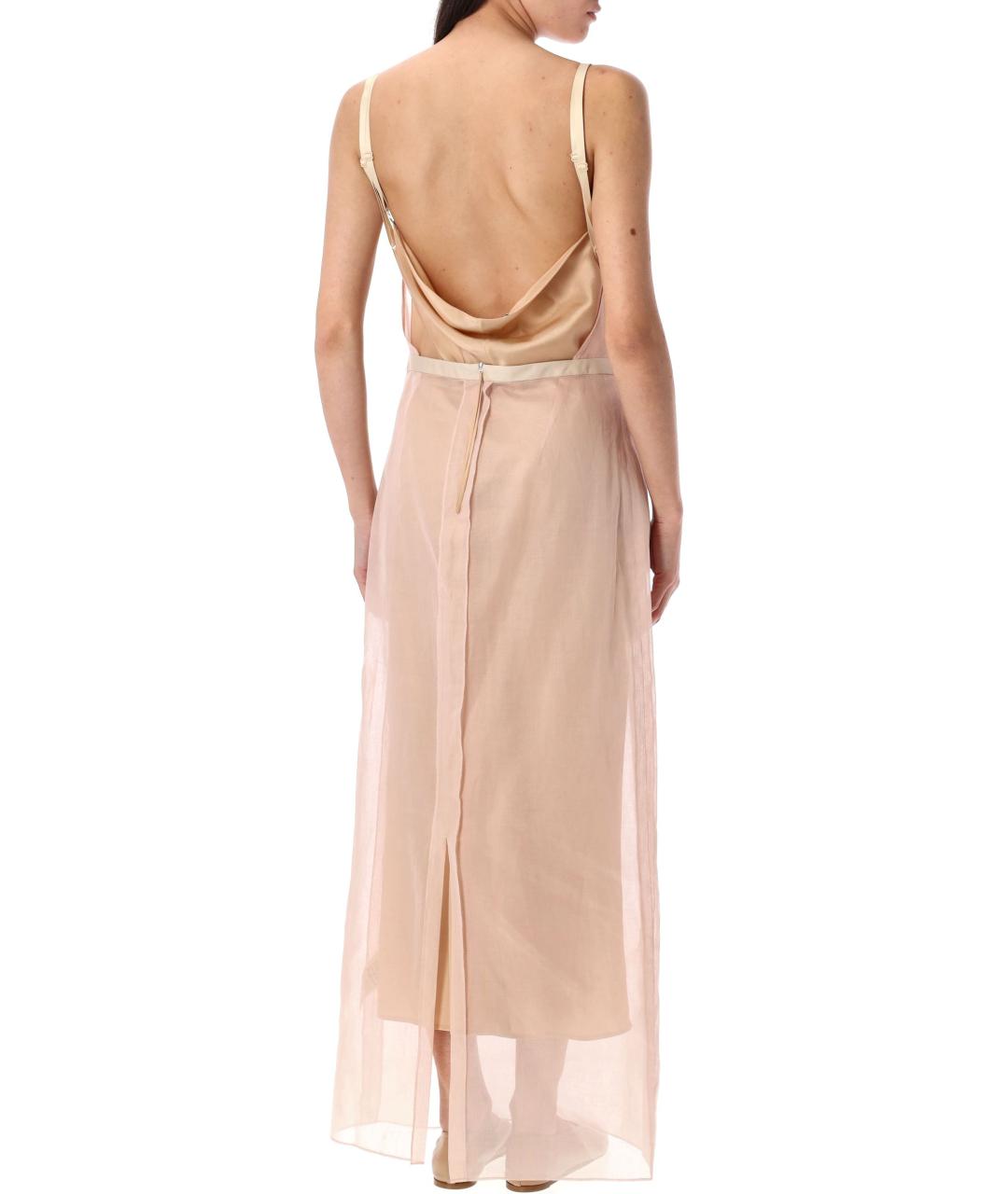 Carven Розовое хлопковое повседневное платье, фото 2