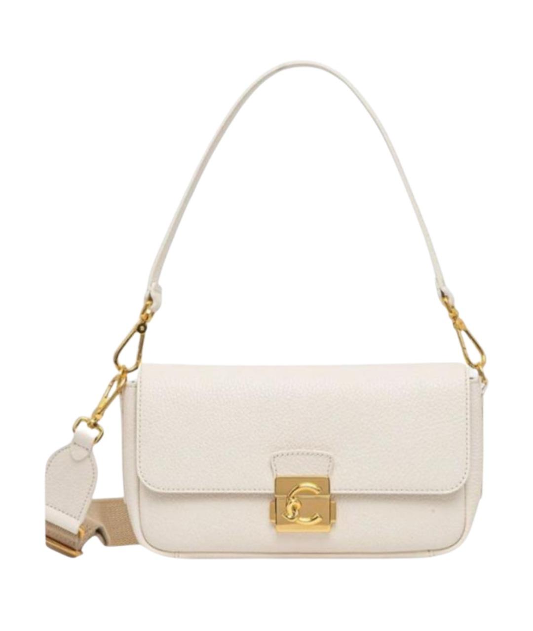 COCCINELLE Белая кожаная сумка через плечо, фото 1