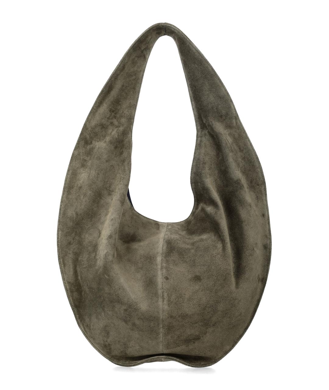 MAEDEN Зеленая замшевая сумка тоут, фото 3