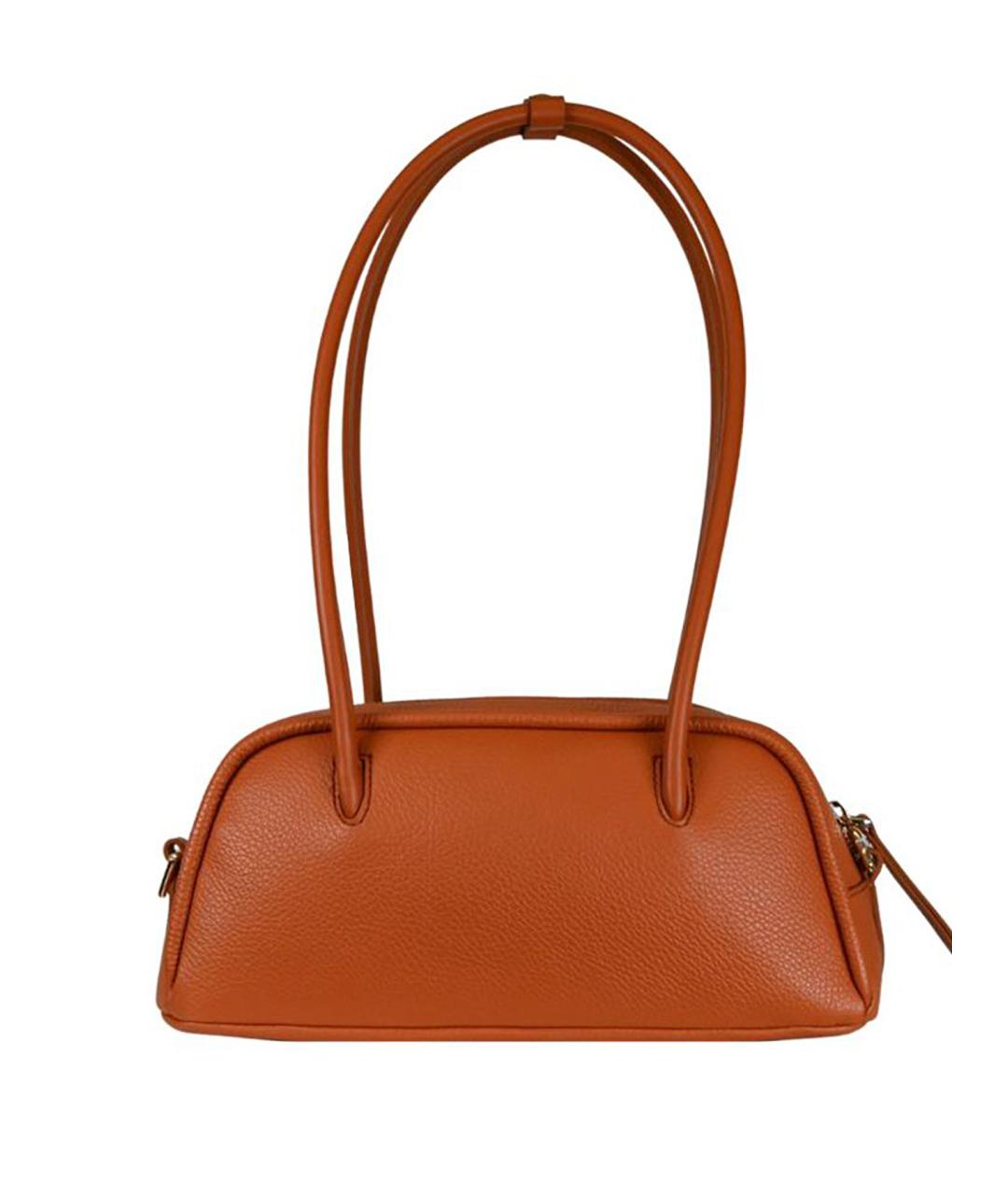 COCCINELLE Коричневая кожаная сумка через плечо, фото 3