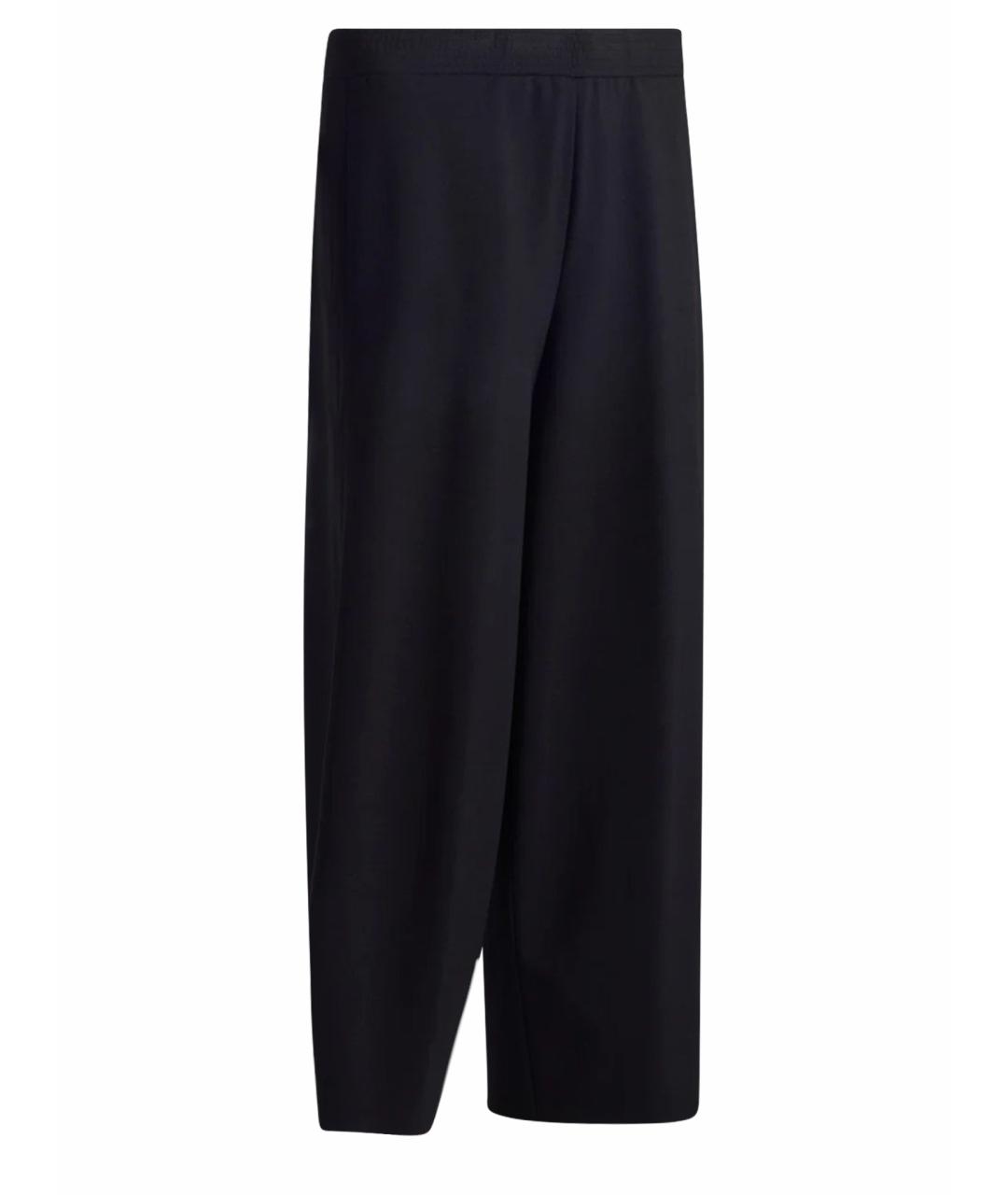 LIVIANA CONTI Черные вискозные брюки широкие, фото 1