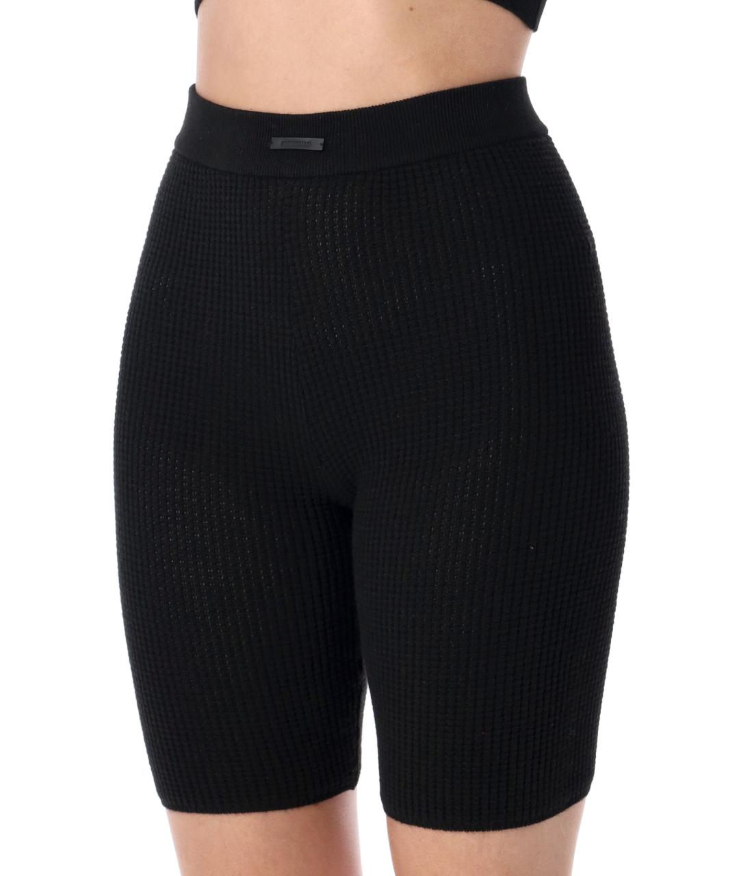 FEAR OF GOD ESSENTIALS Черные полиэстеровые леггинсы и велосипедки, фото 3