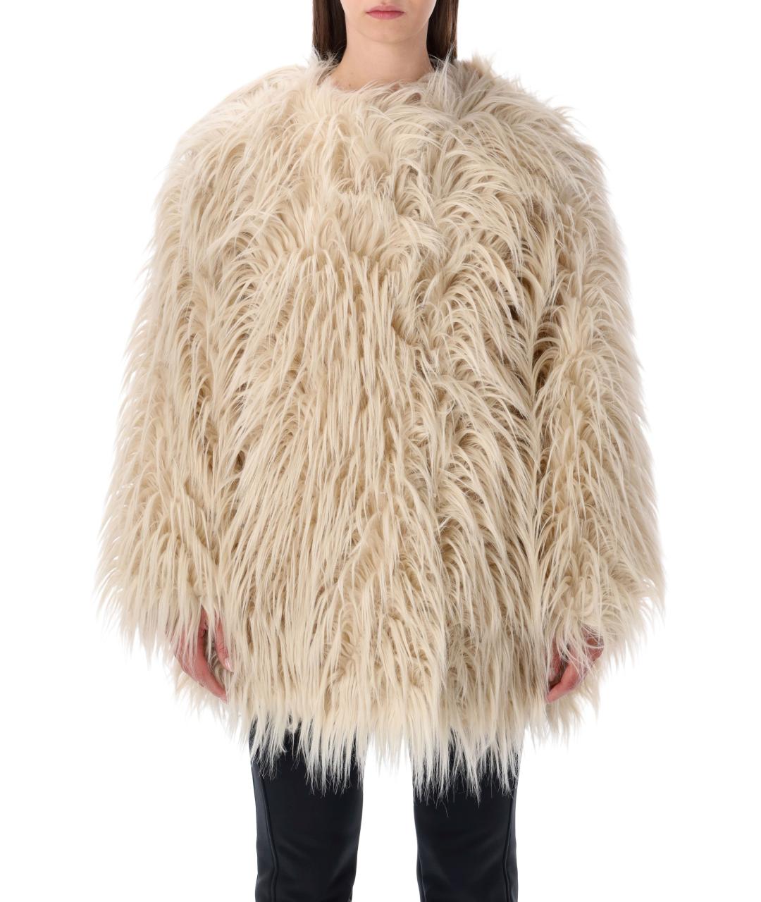 Goldbergh Бежевая шуба, фото 1