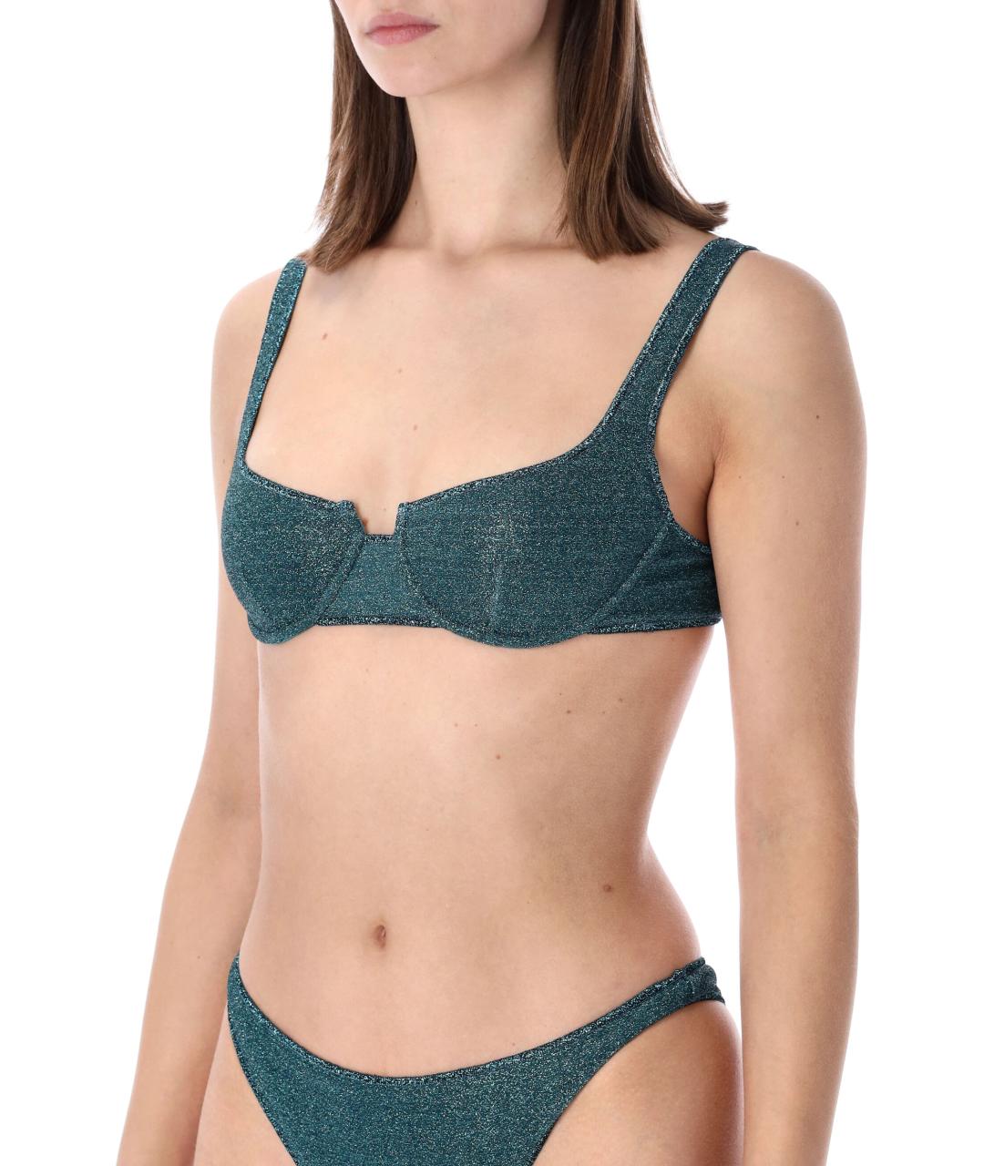 OSEREE Бирюзовый полиамидовый купальник, фото 3