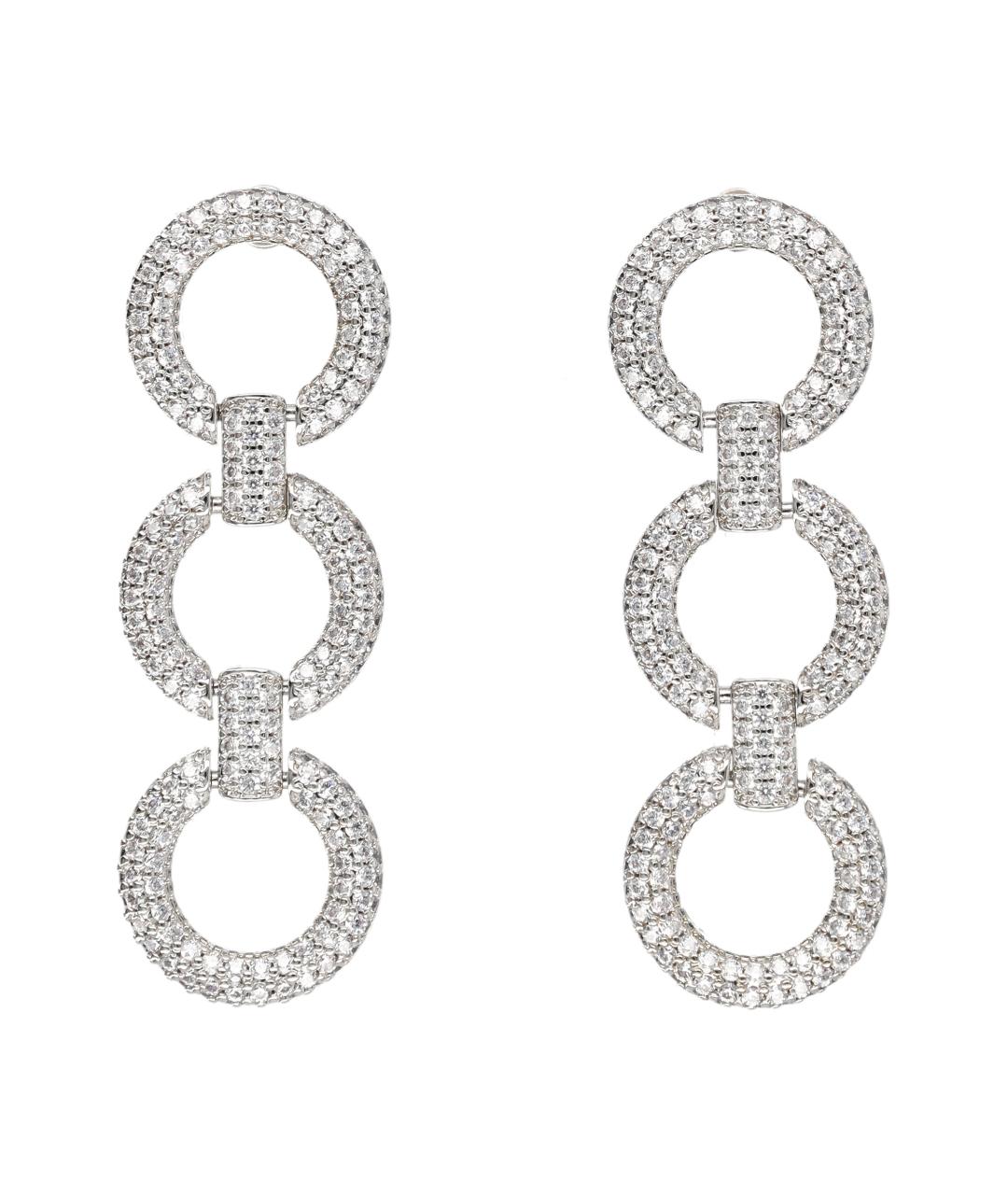 SELF-PORTRAIT Серебряные металлические серьги, фото 1