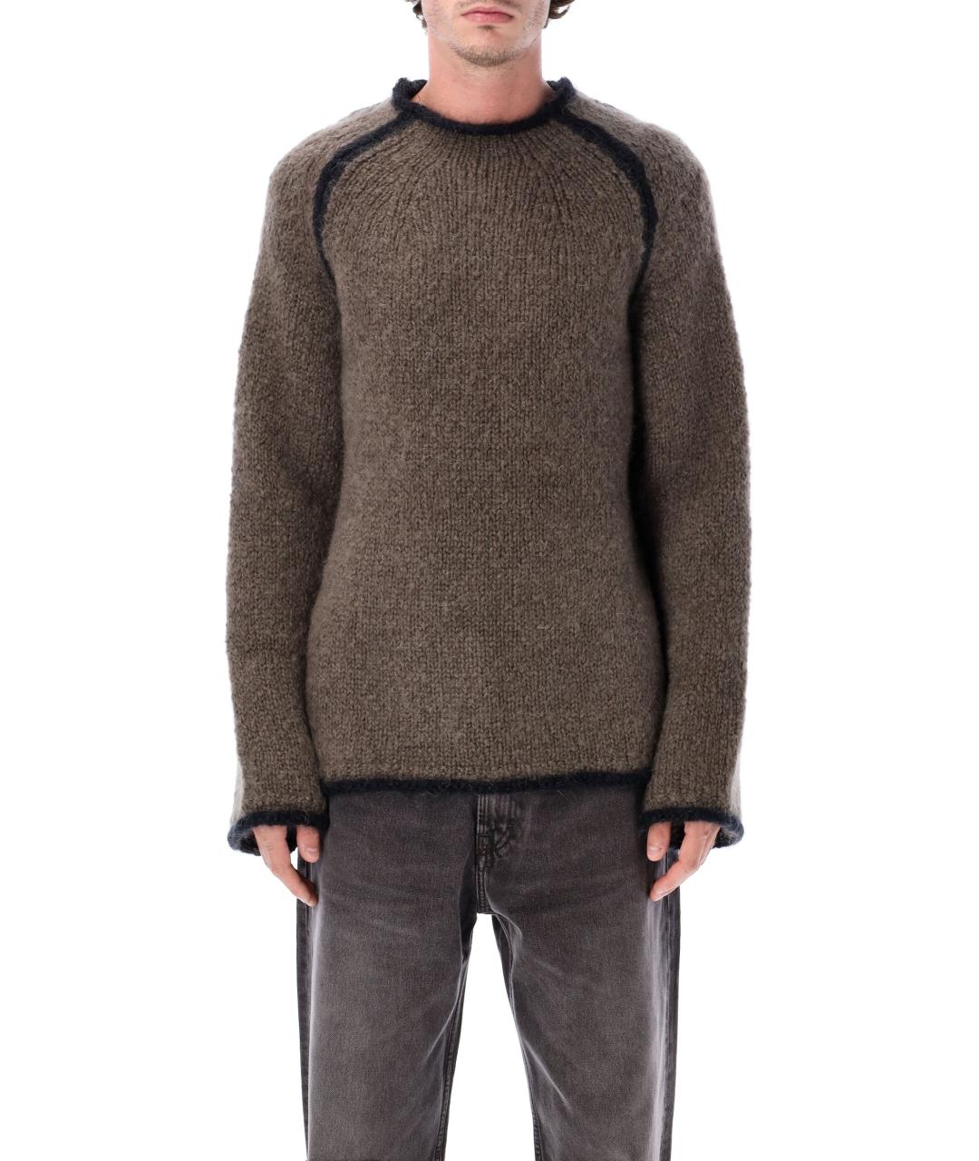 OUR LEGACY Коричневый шерстяной джемпер / свитер, фото 1