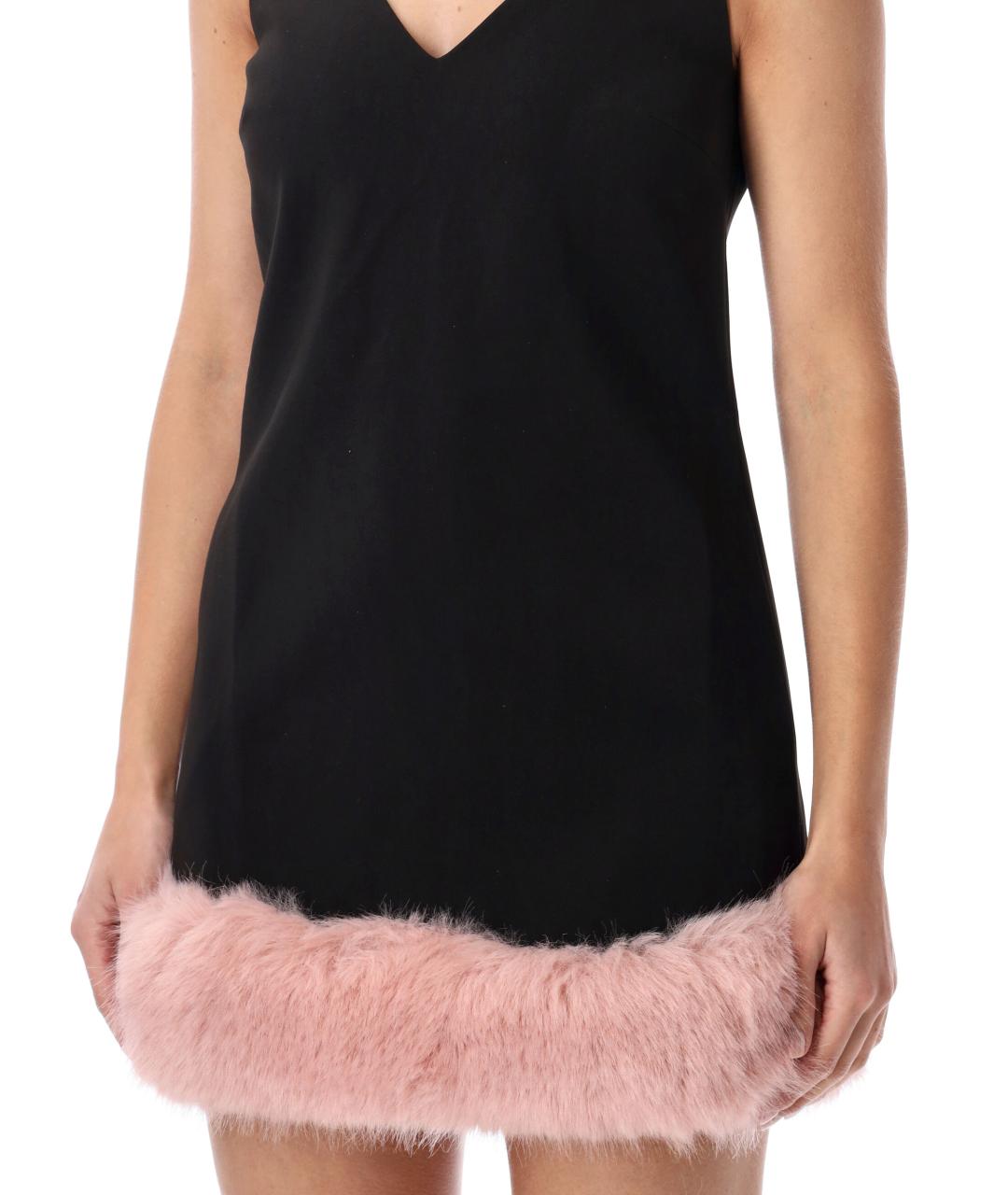 SELF-PORTRAIT Черное полиэстеровое коктейльное платье, фото 4