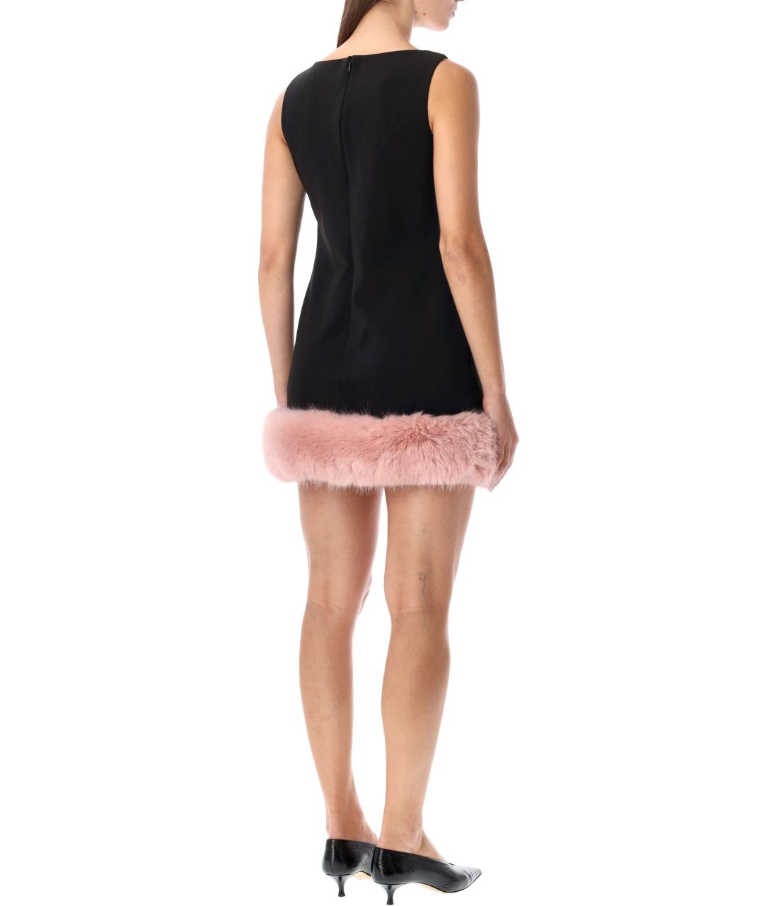 SELF-PORTRAIT Черное полиэстеровое коктейльное платье, фото 3