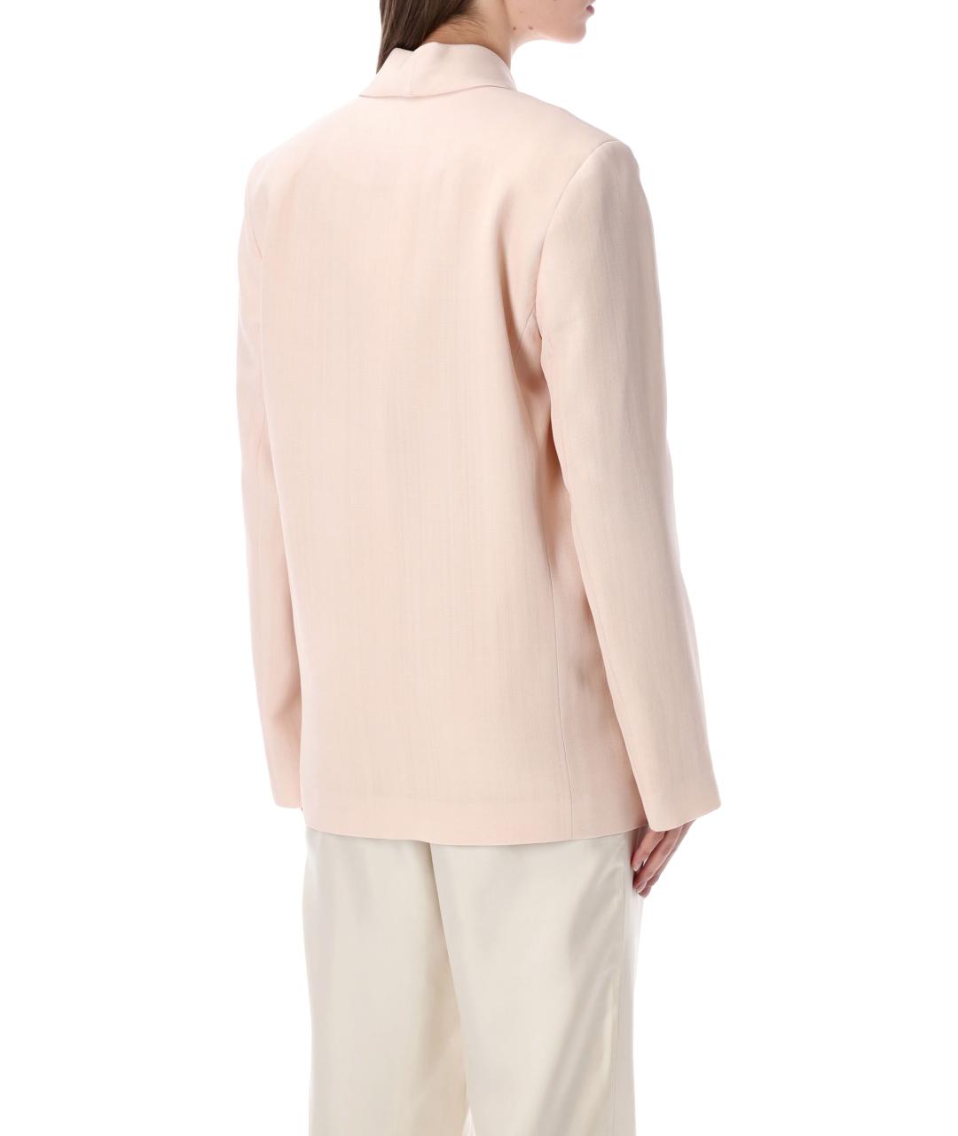 LOULOU STUDIO Розовый вискозный жакет/пиджак, фото 2