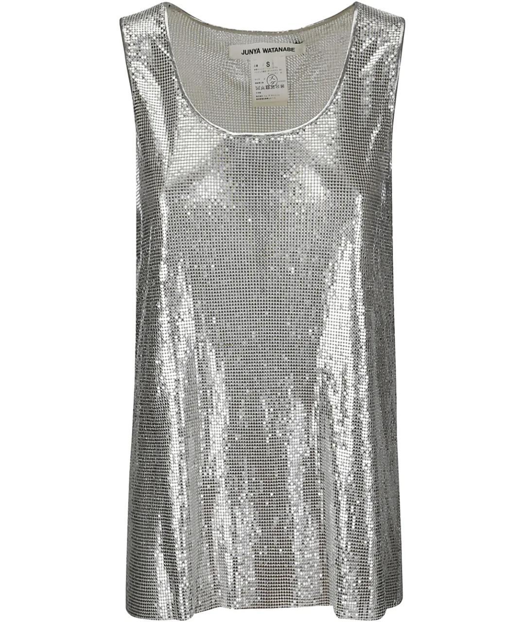 JUNYA WATANABE Серебряная майка, фото 1