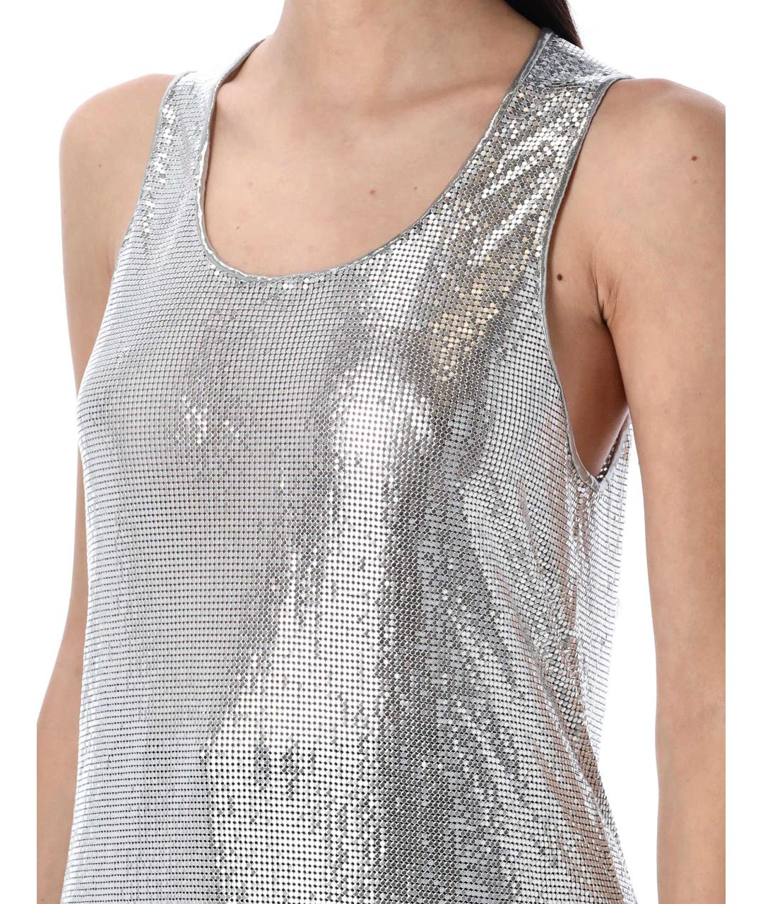 JUNYA WATANABE Серебряная майка, фото 4