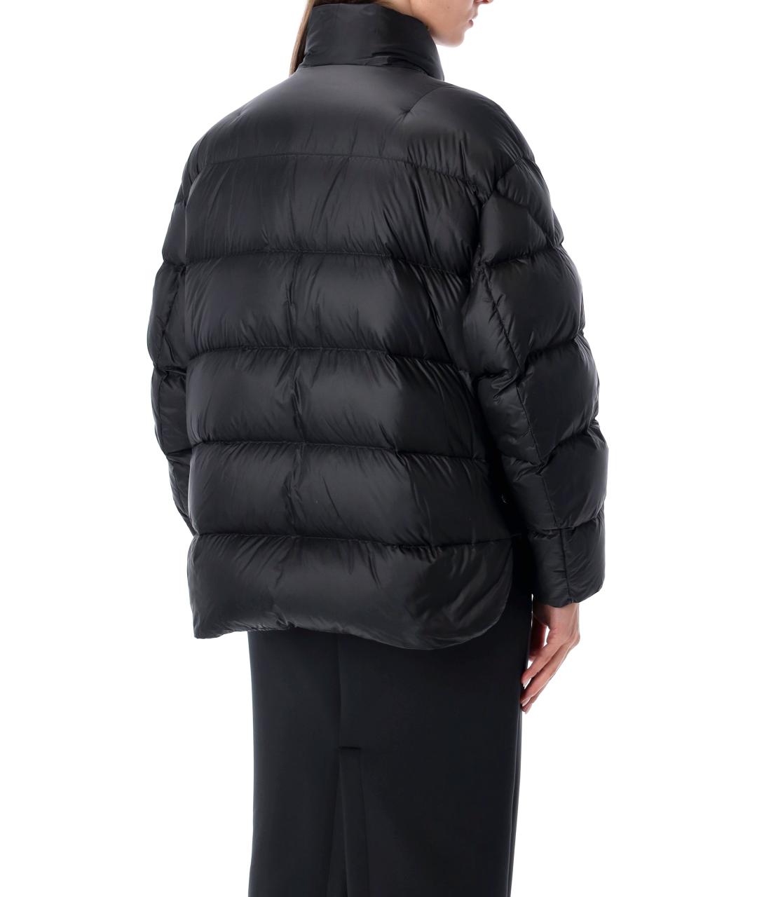 MONCLER Черный полиамидовый пуховик, фото 3