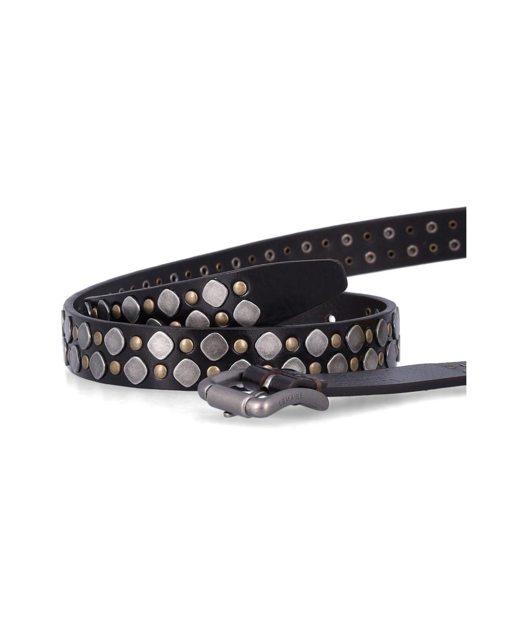LEMAIRE Коричневый кожаный ремень, фото 2