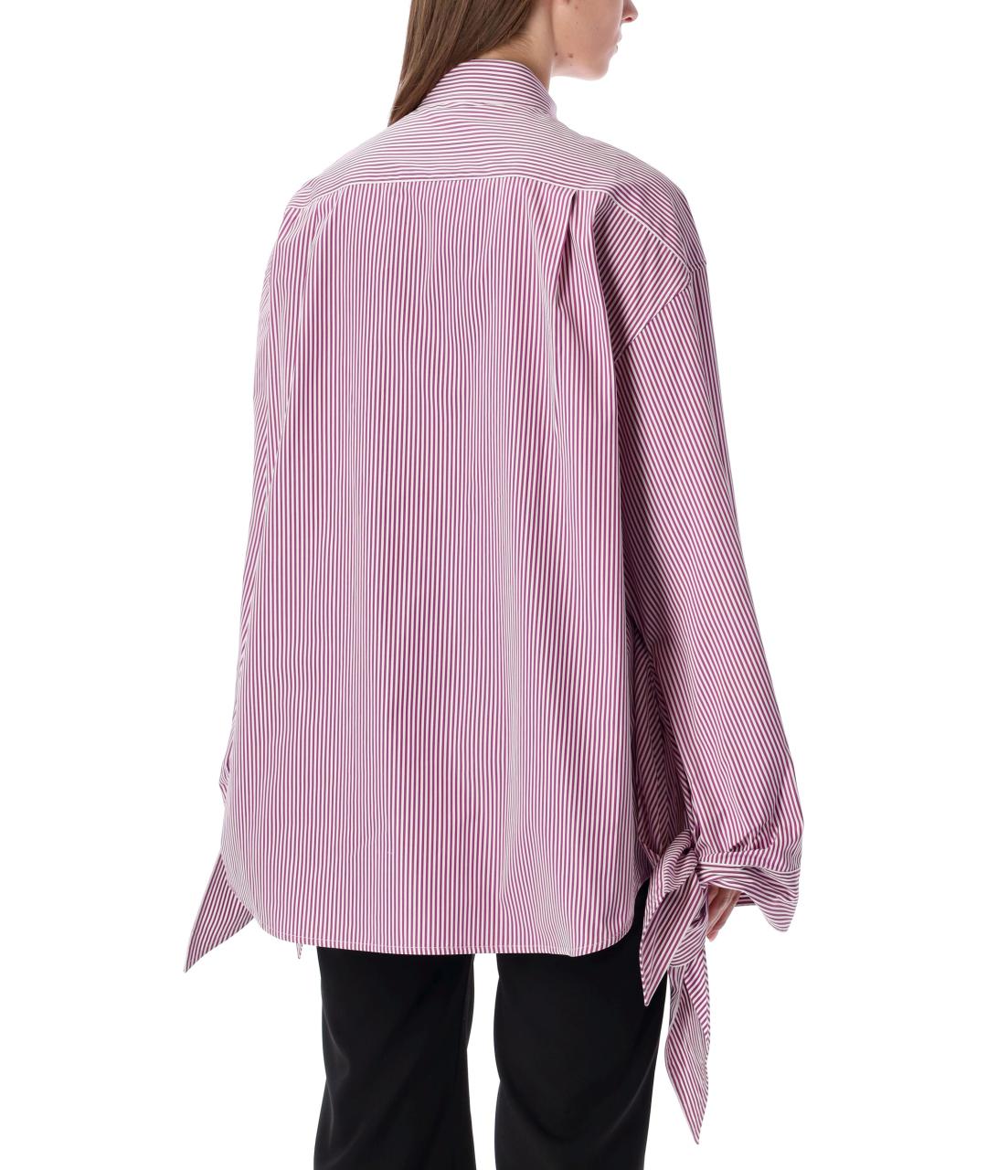 BALENCIAGA Фиолетовая хлопковая рубашка, фото 2