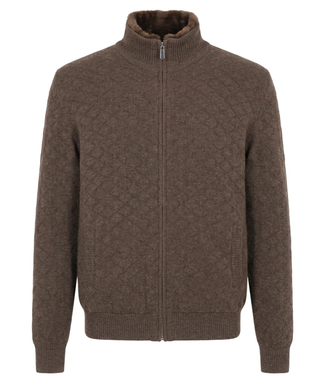 SVEVO Коричневая шерстяная куртка, фото 1