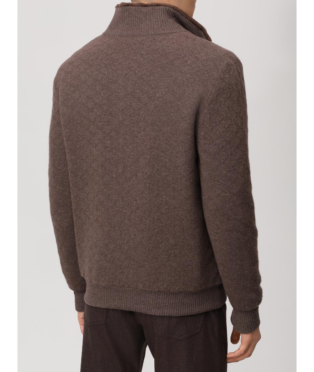 SVEVO Коричневая шерстяная куртка, фото 3