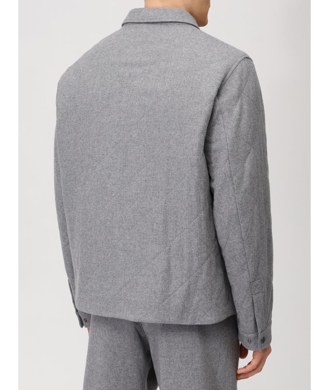 PAUL & SHARK Серая шерстяная куртка, фото 3