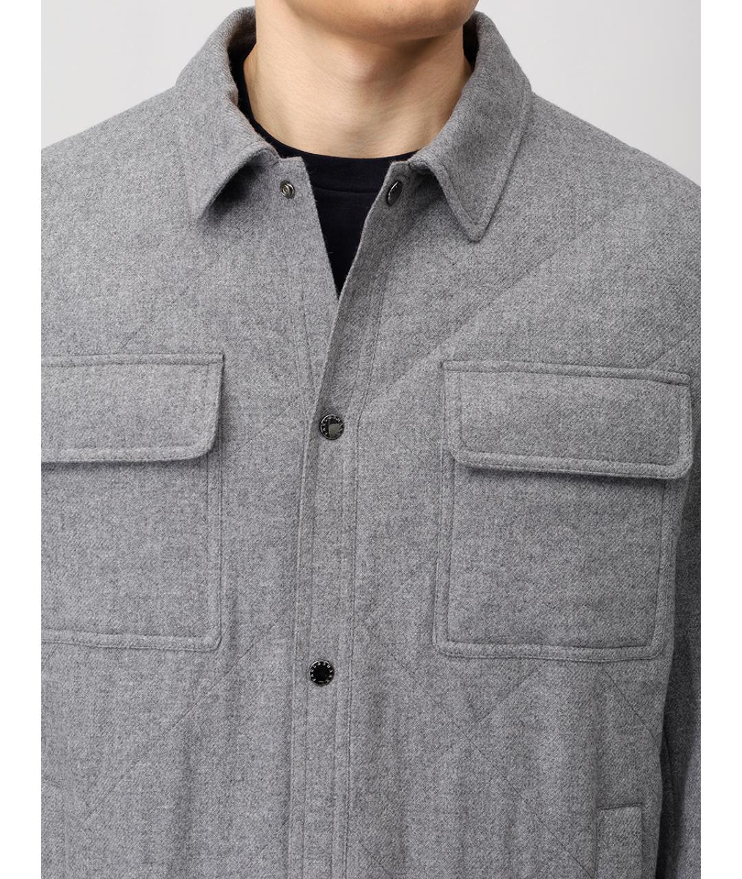 PAUL & SHARK Серая шерстяная куртка, фото 5