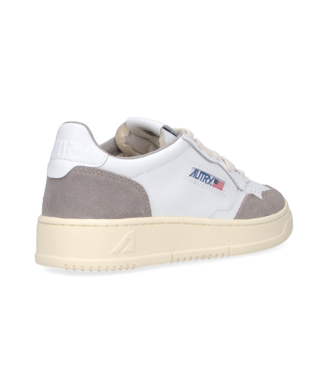 AUTRY Белые кожаные кеды, фото 4