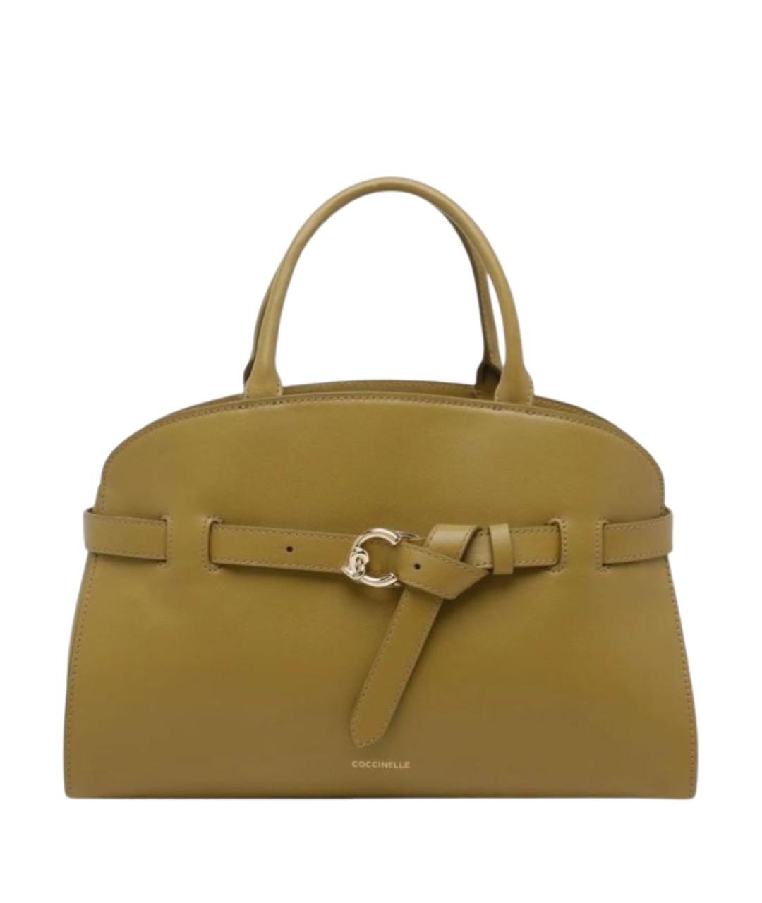 COCCINELLE Кожаная сумка с короткими ручками, фото 5