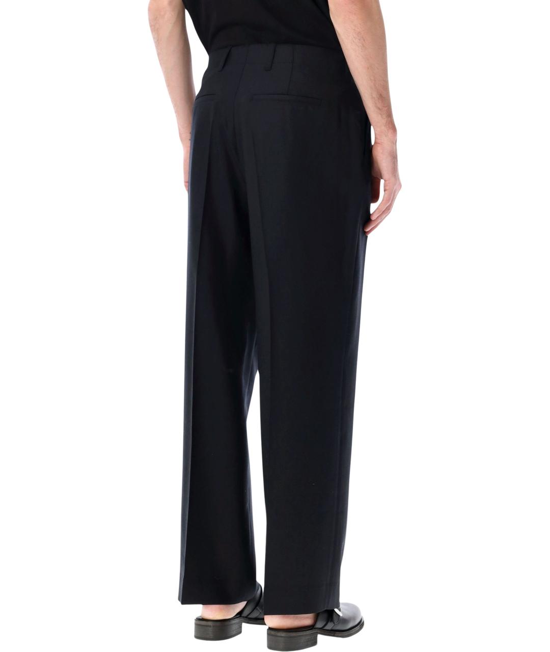 OUR LEGACY Черные шерстяные повседневные брюки, фото 2