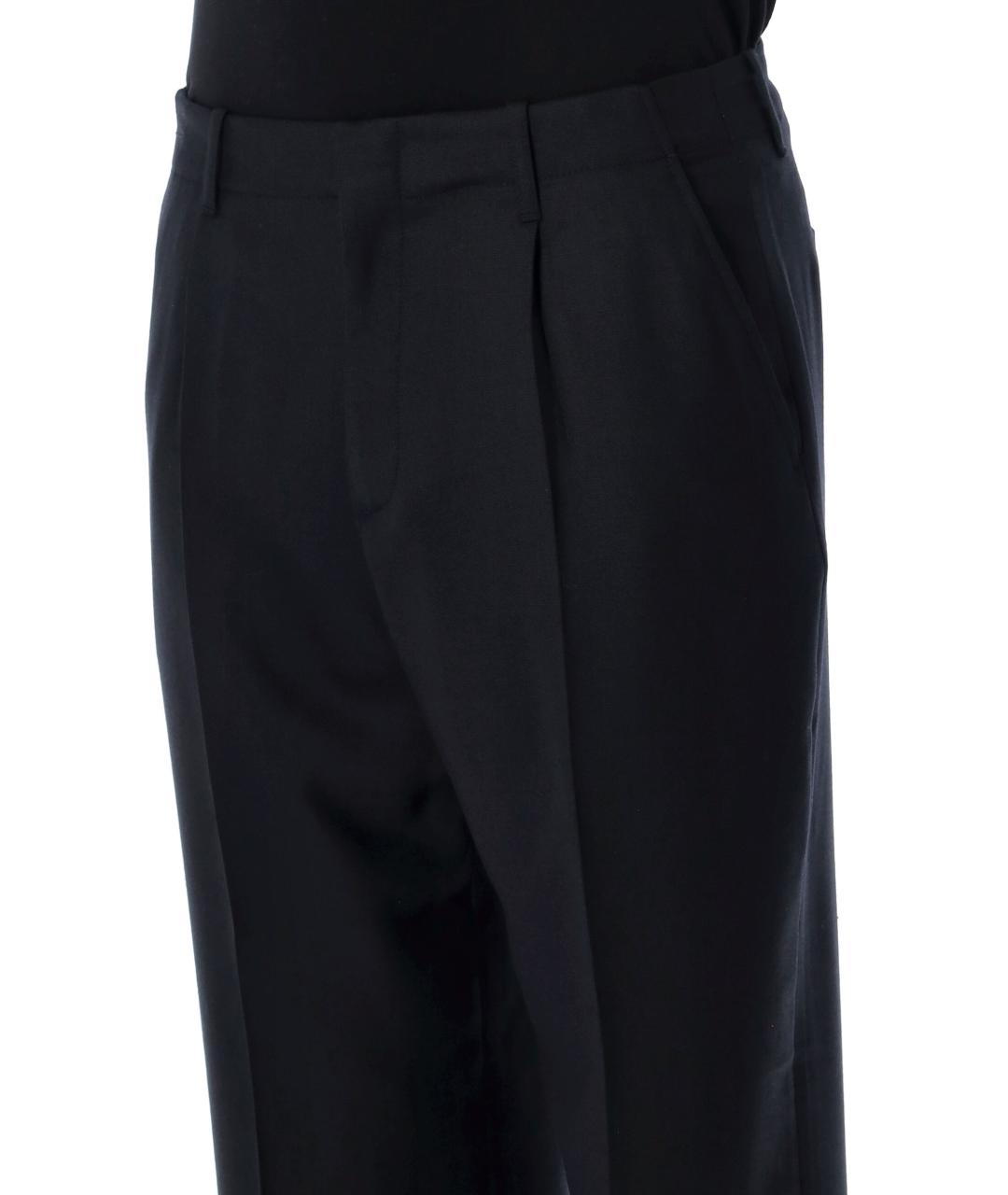 OUR LEGACY Черные шерстяные повседневные брюки, фото 3