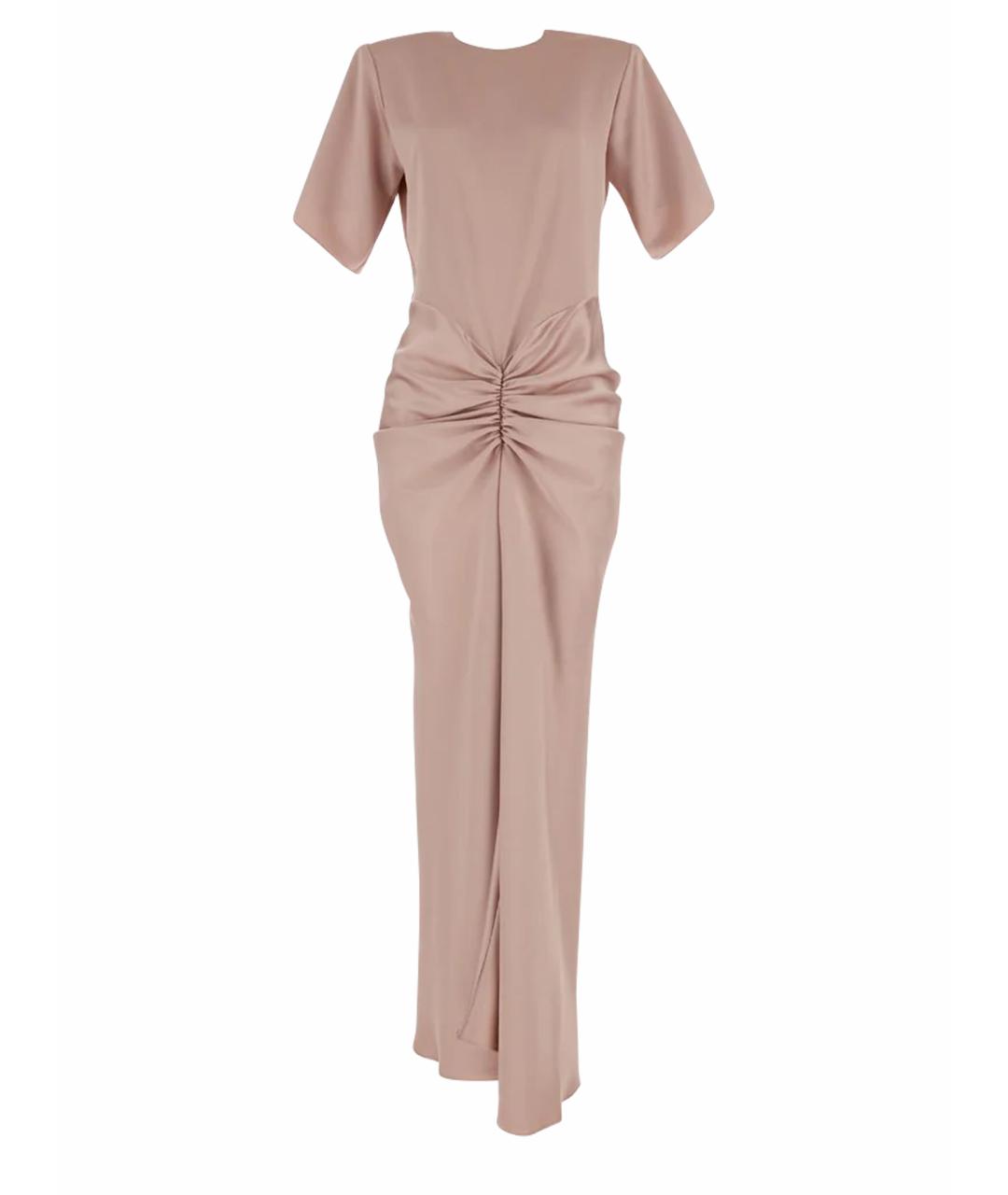 THE ANDAMANE Розовое полиэстеровое вечернее платье, фото 1