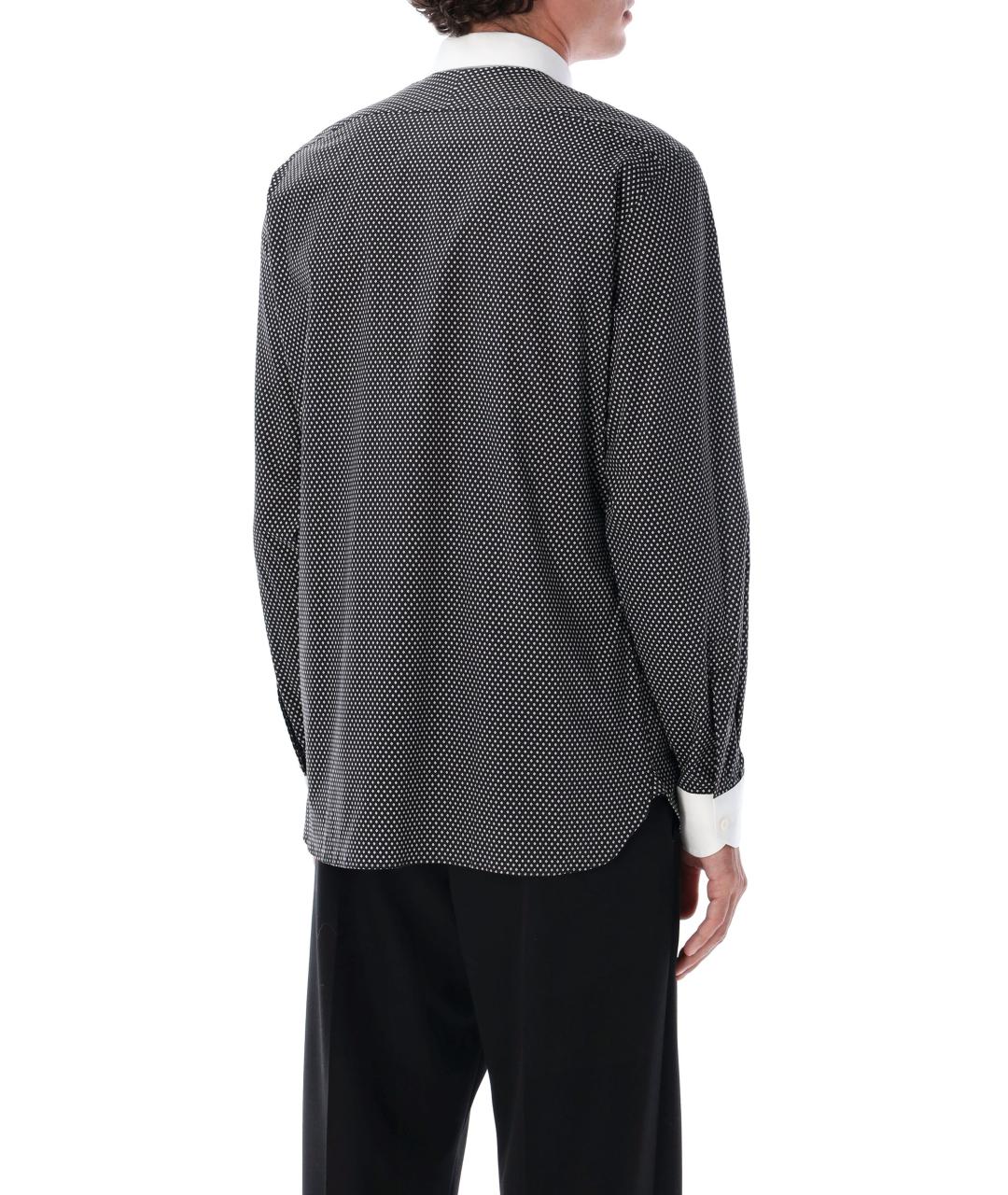 TOM FORD Черная хлопковая классическая рубашка, фото 2