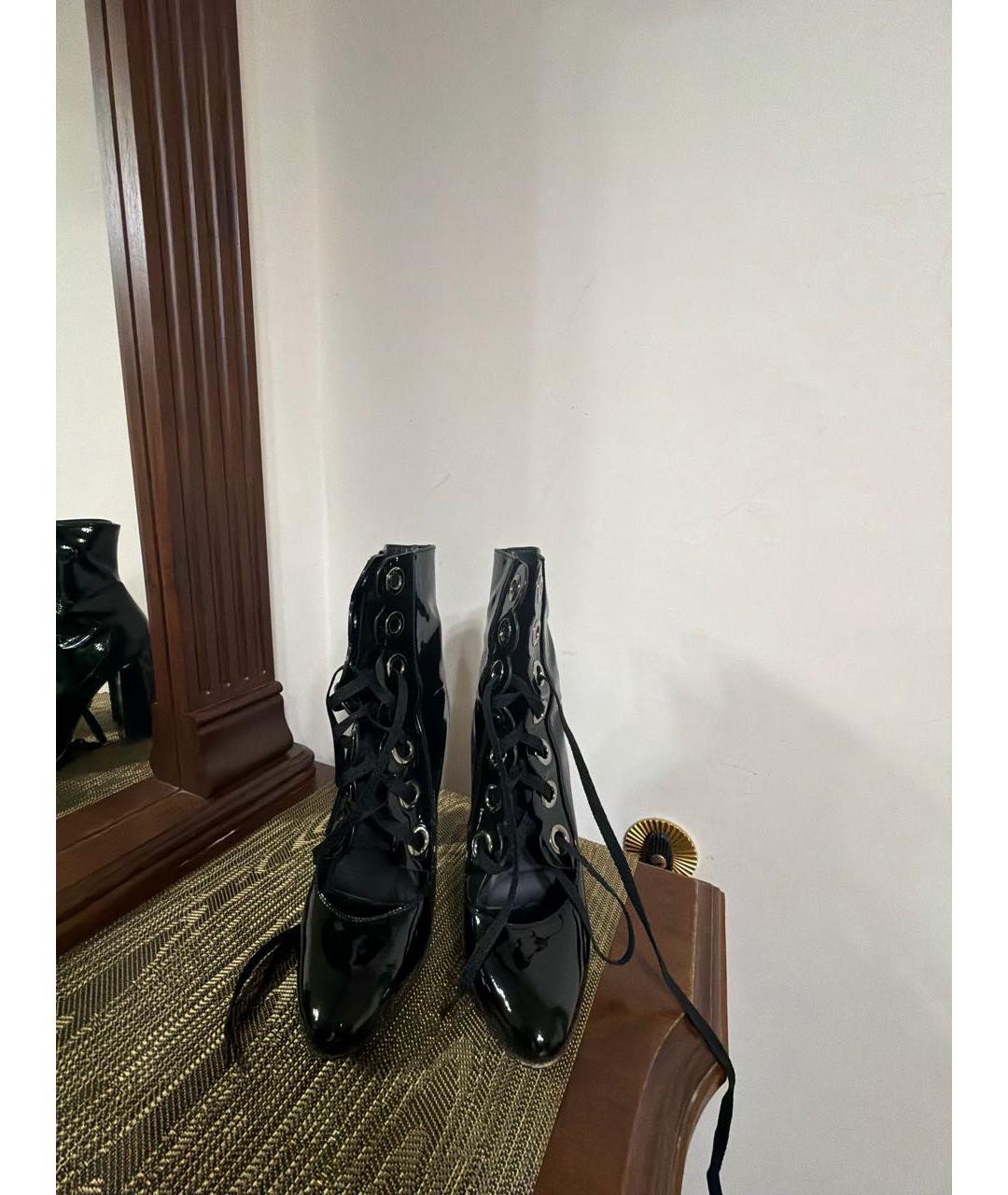 LE SILLA Черные ботинки из лакированной кожи, фото 2