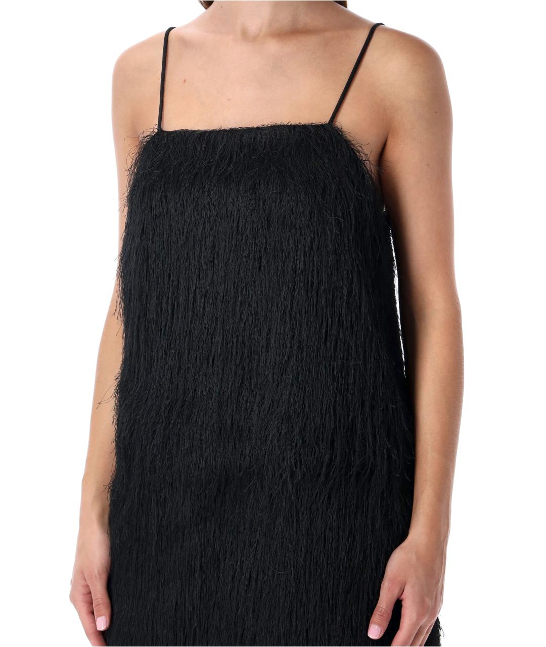 BY MALENE BIRGER Черное полиэстеровое вечернее платье, фото 4