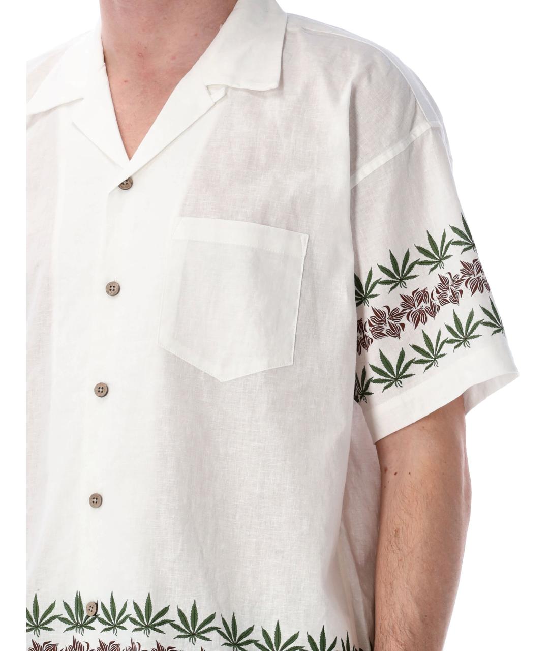 MANASTASH Белая льняная кэжуал рубашка, фото 4