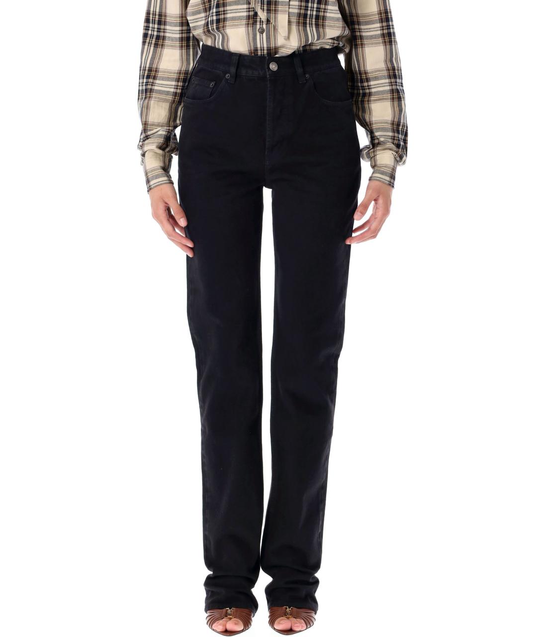 SAINT LAURENT Мульти хлопковые джинсы слим, фото 1