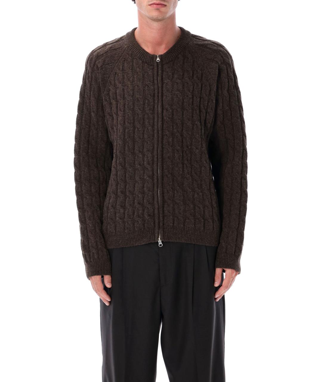 MFPEN Коричневый шерстяной кардиган, фото 2