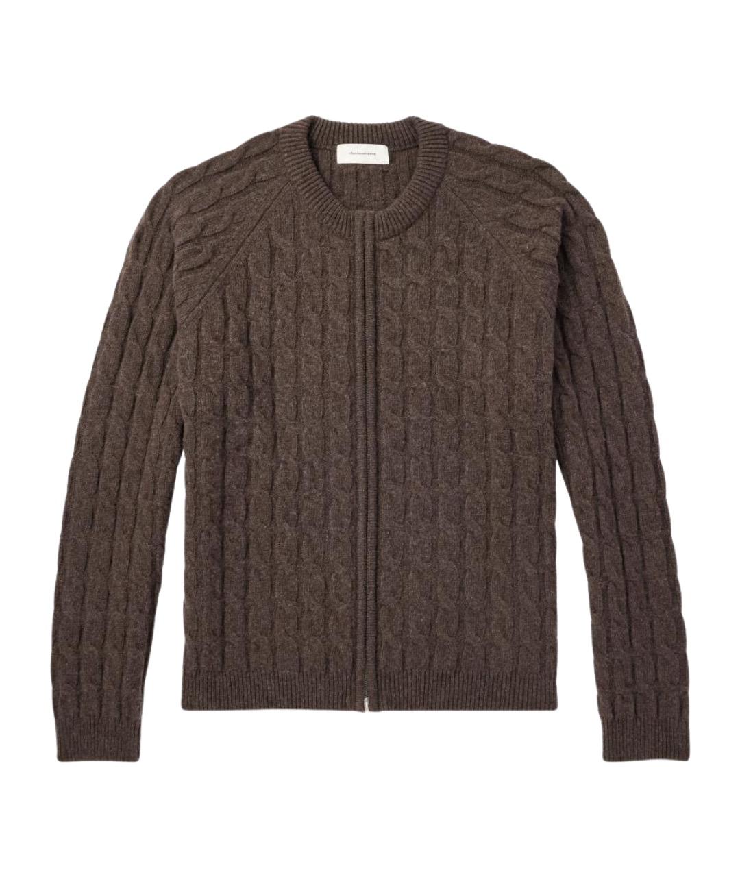 MFPEN Коричневый шерстяной кардиган, фото 1
