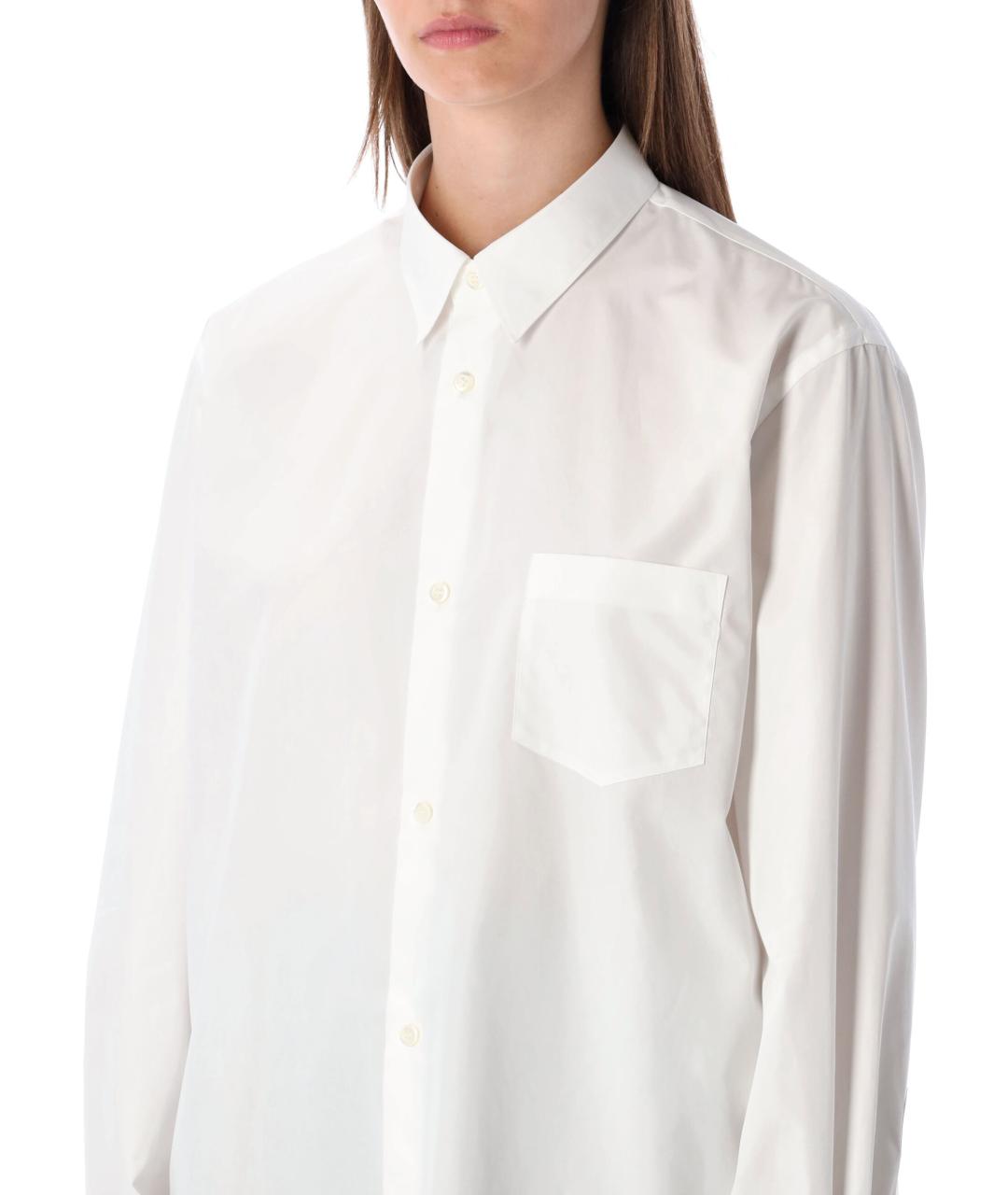 JUNYA WATANABE Белая хлопковая рубашка, фото 3