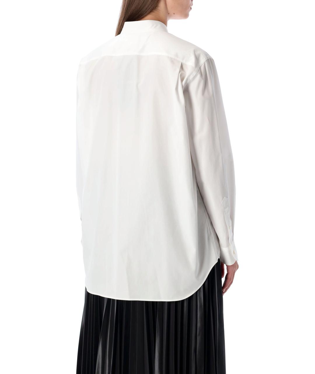 JUNYA WATANABE Белая хлопковая рубашка, фото 2