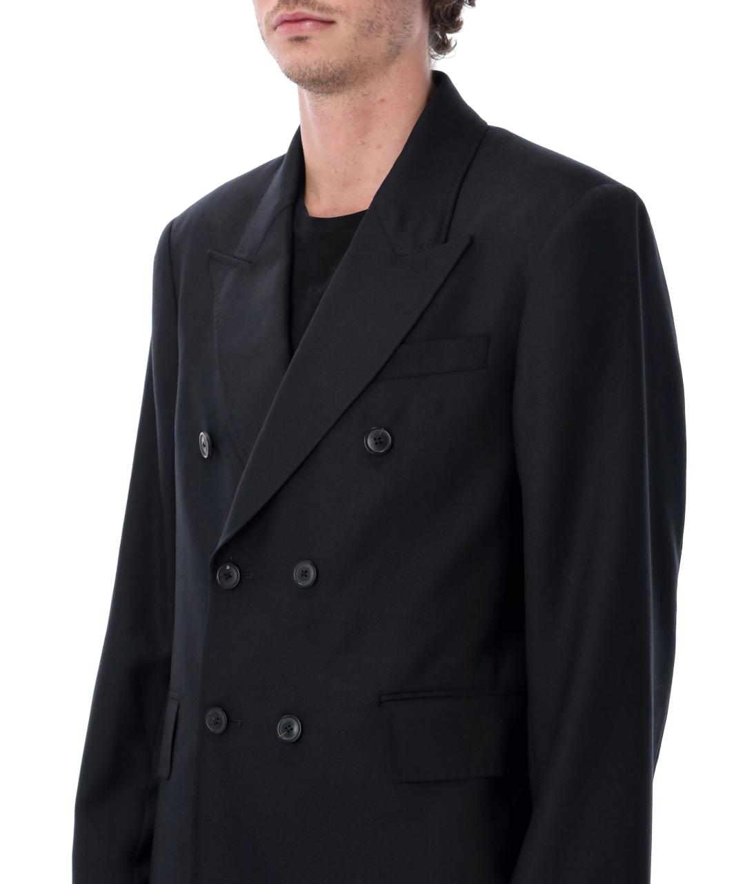 OUR LEGACY Черный шерстяной пиджак, фото 3