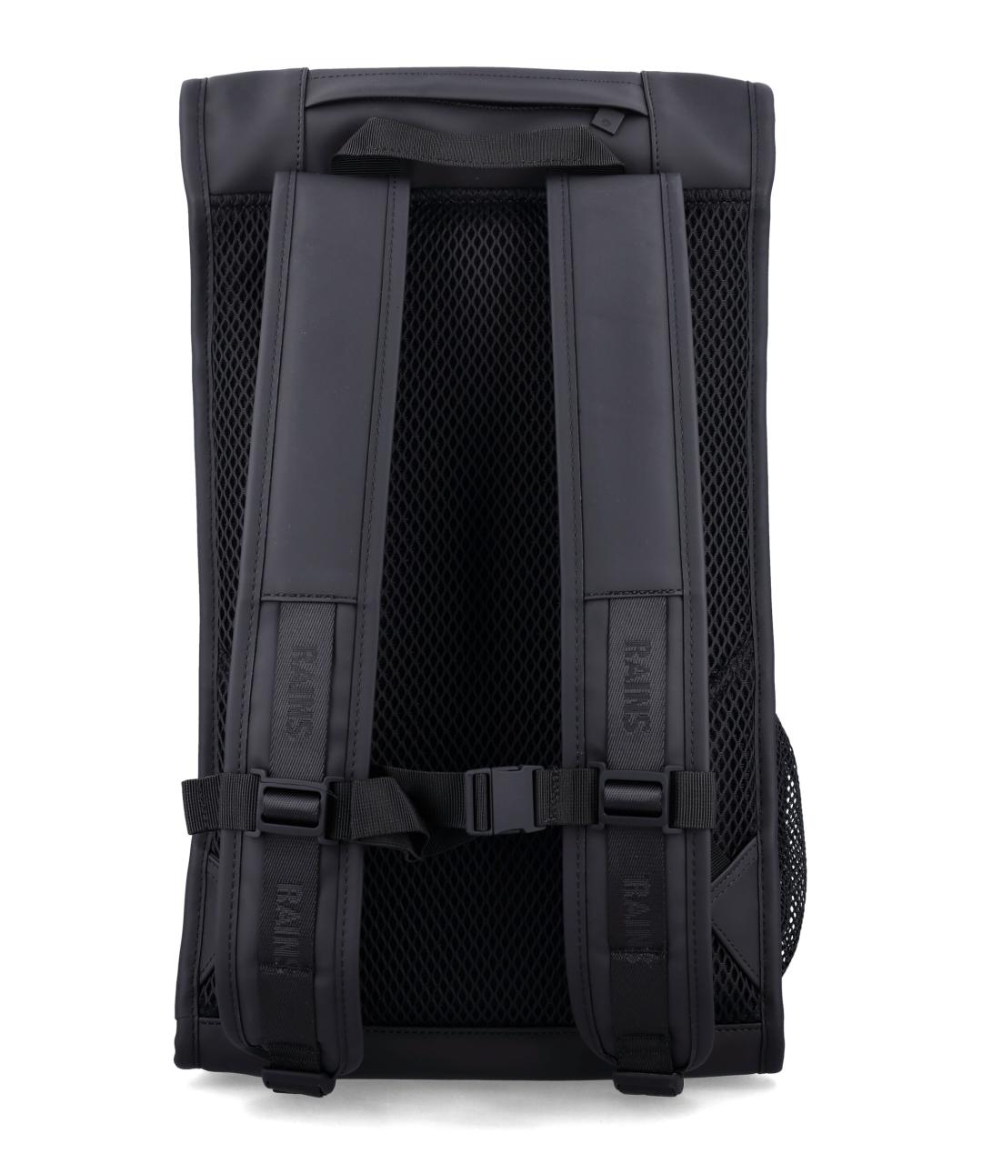 RAINS Черный тканевый рюкзак, фото 3
