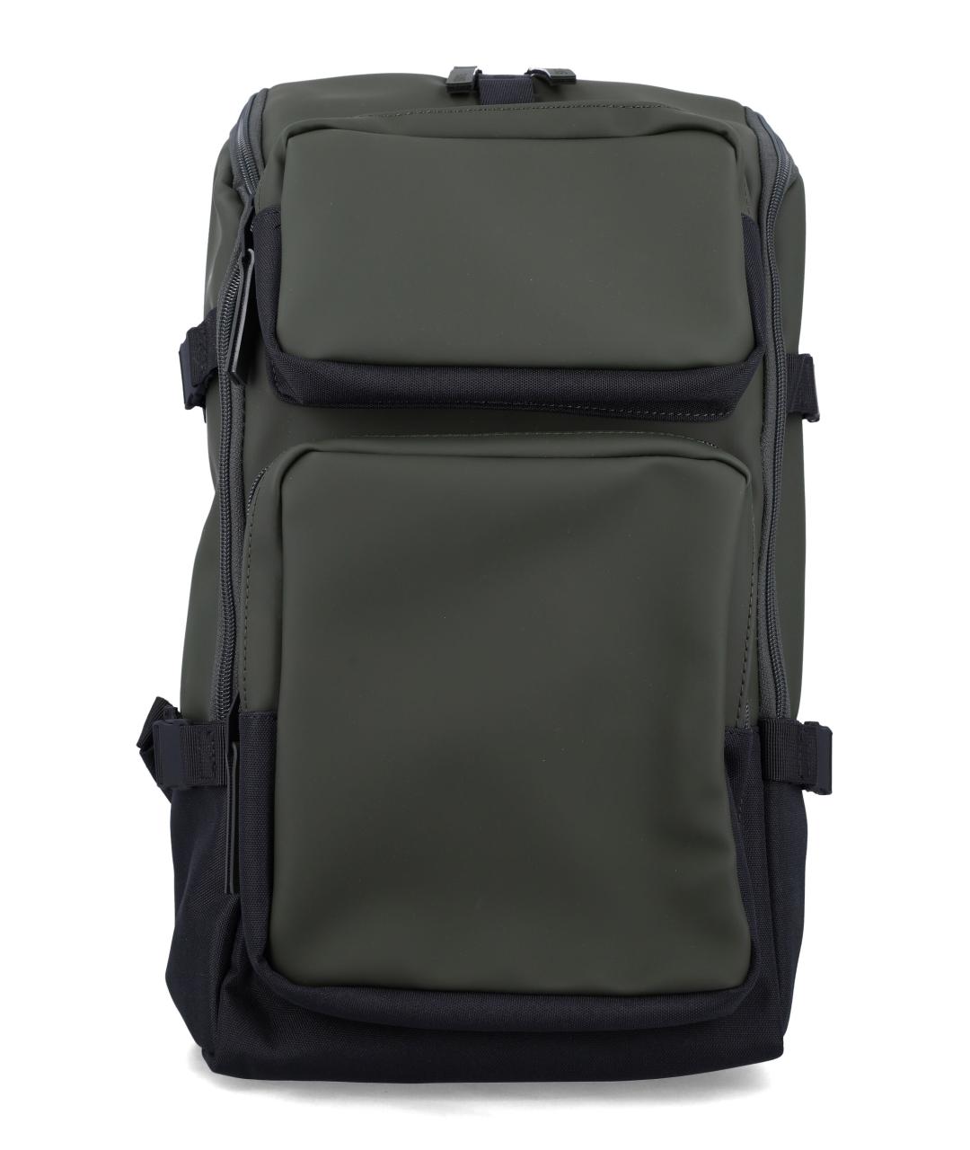 RAINS Зеленый тканевый рюкзак, фото 1