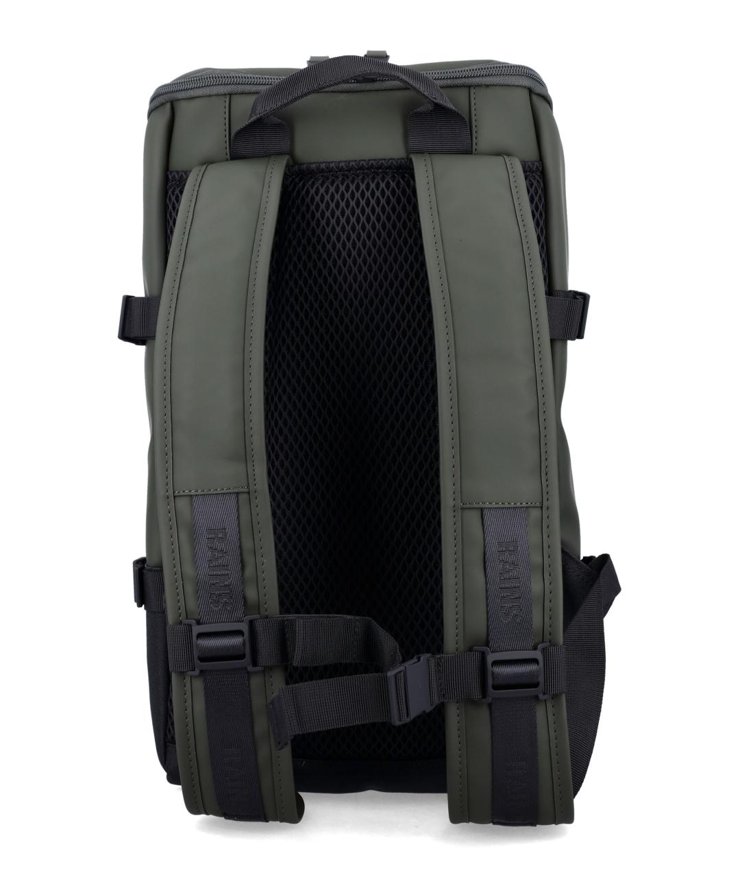 RAINS Зеленый тканевый рюкзак, фото 3