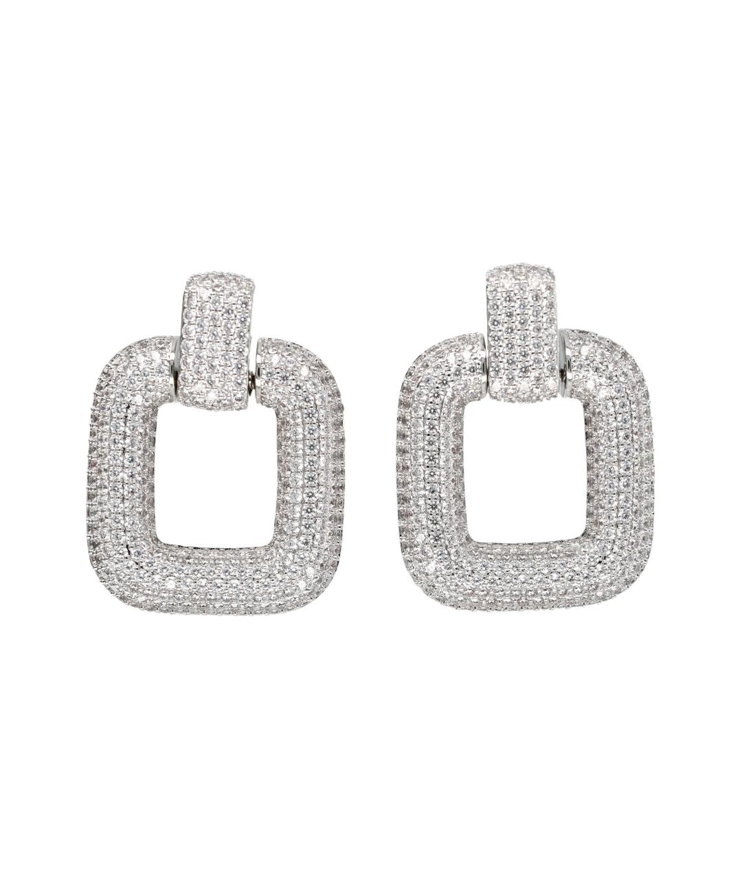 SELF-PORTRAIT Серебряные металлические серьги, фото 1