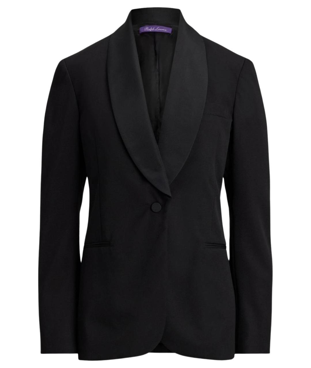 RALPH LAUREN Черный шерстяной жакет/пиджак, фото 1