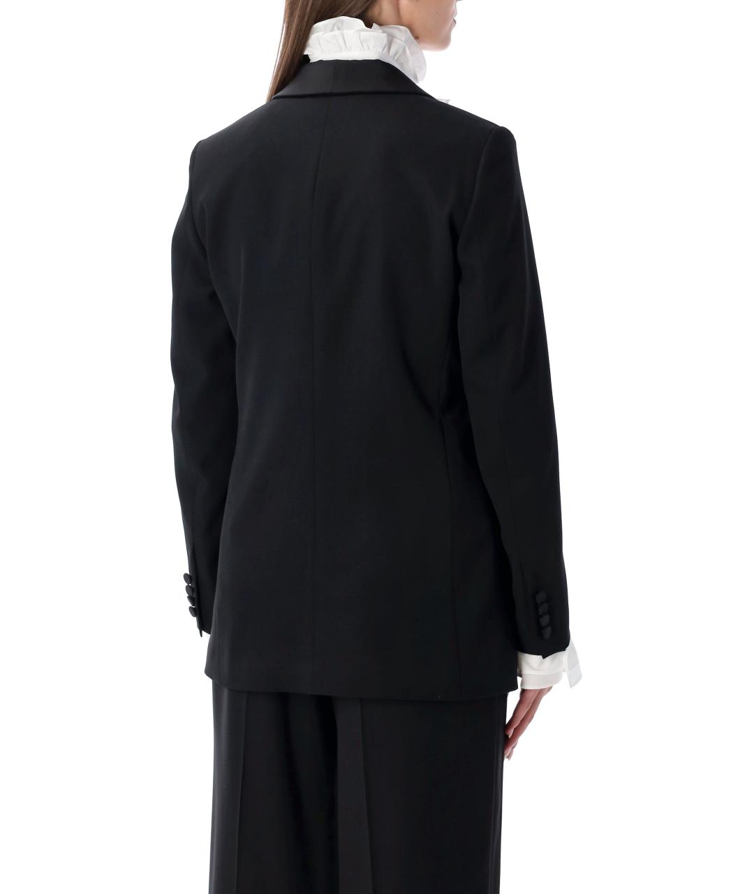 RALPH LAUREN Черный шерстяной жакет/пиджак, фото 3