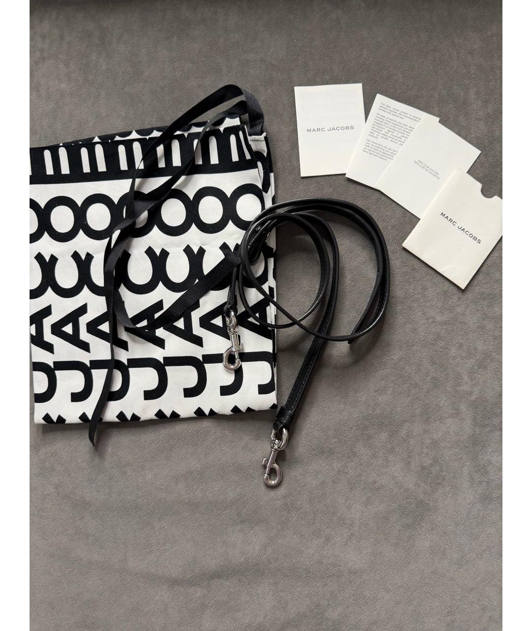 MARC JACOBS Черная кожаная сумка через плечо, фото 5