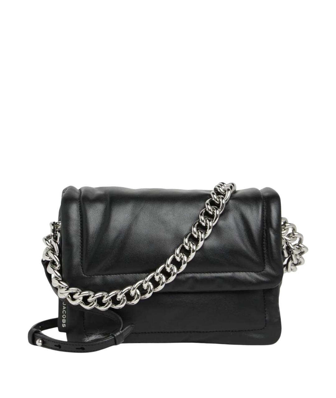 MARC JACOBS Черная кожаная сумка через плечо, фото 1