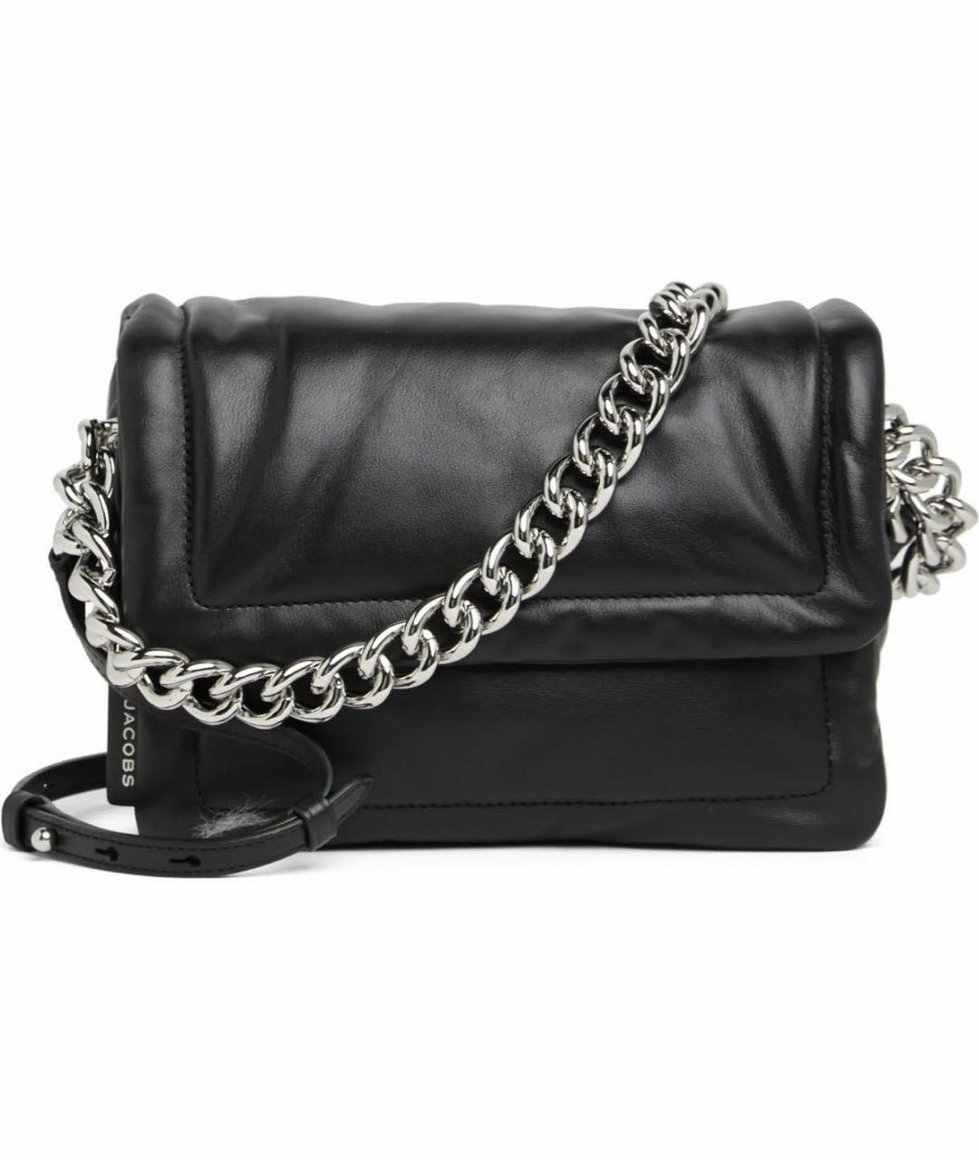 MARC JACOBS Черная кожаная сумка через плечо, фото 9