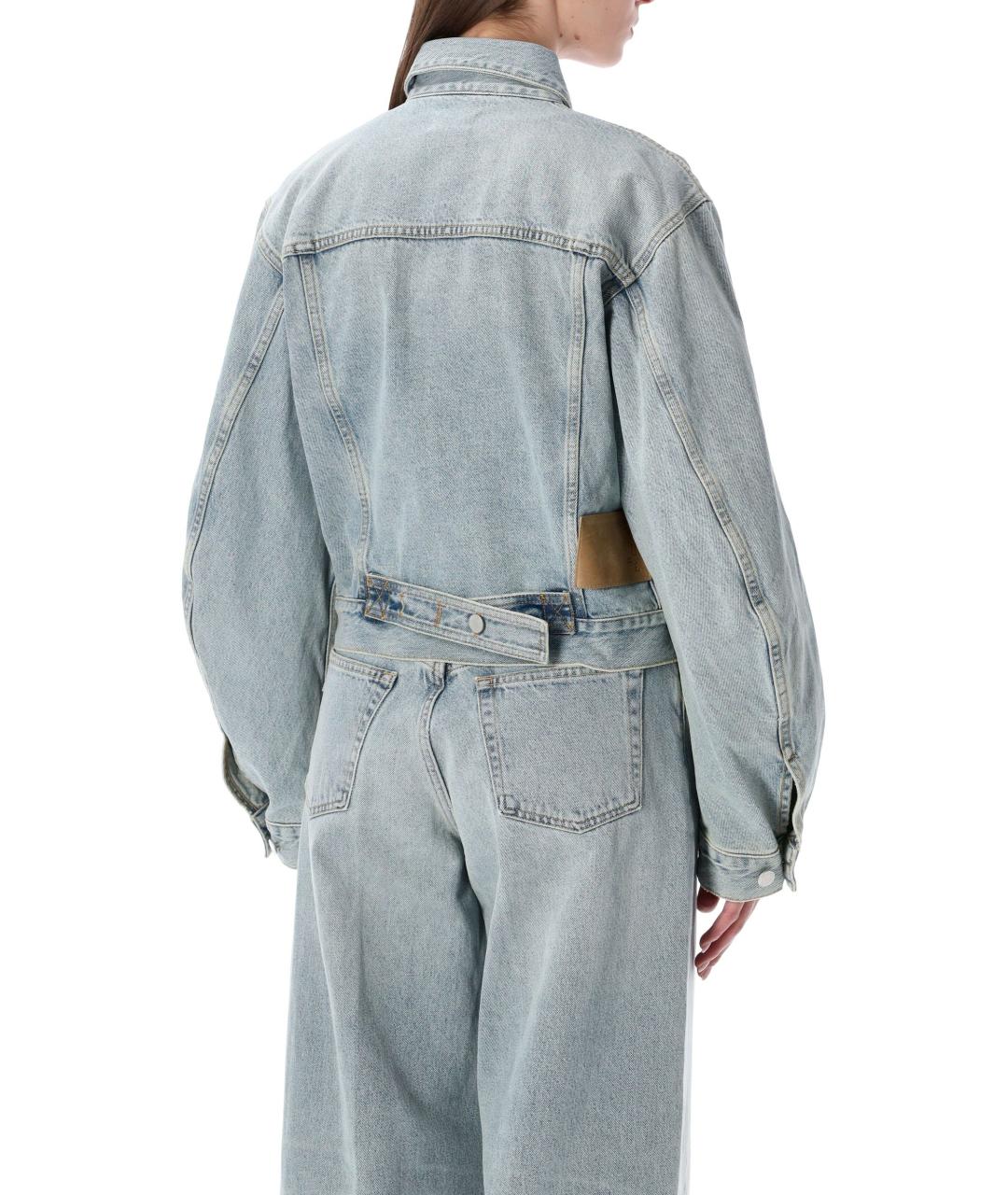 HAIKURE Голубая хлопковая куртка, фото 3