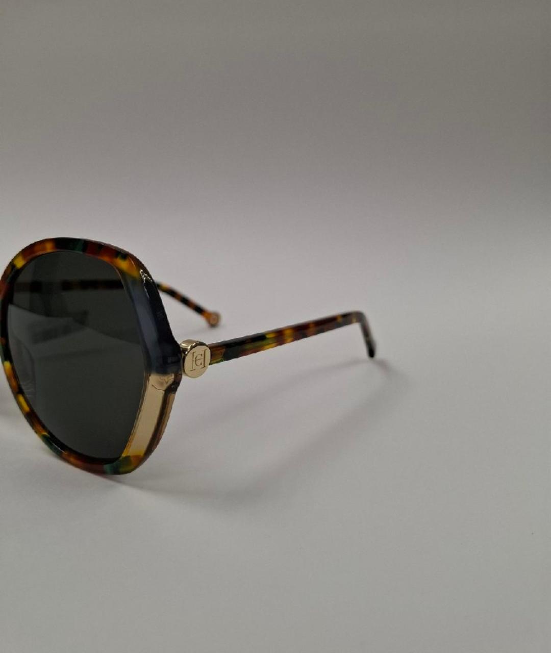 CAROLINA HERRERA Зеленые пластиковые солнцезащитные очки, фото 3