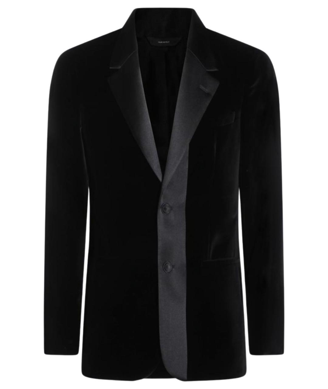 FENDI Черный хлопковый пиджак, фото 1